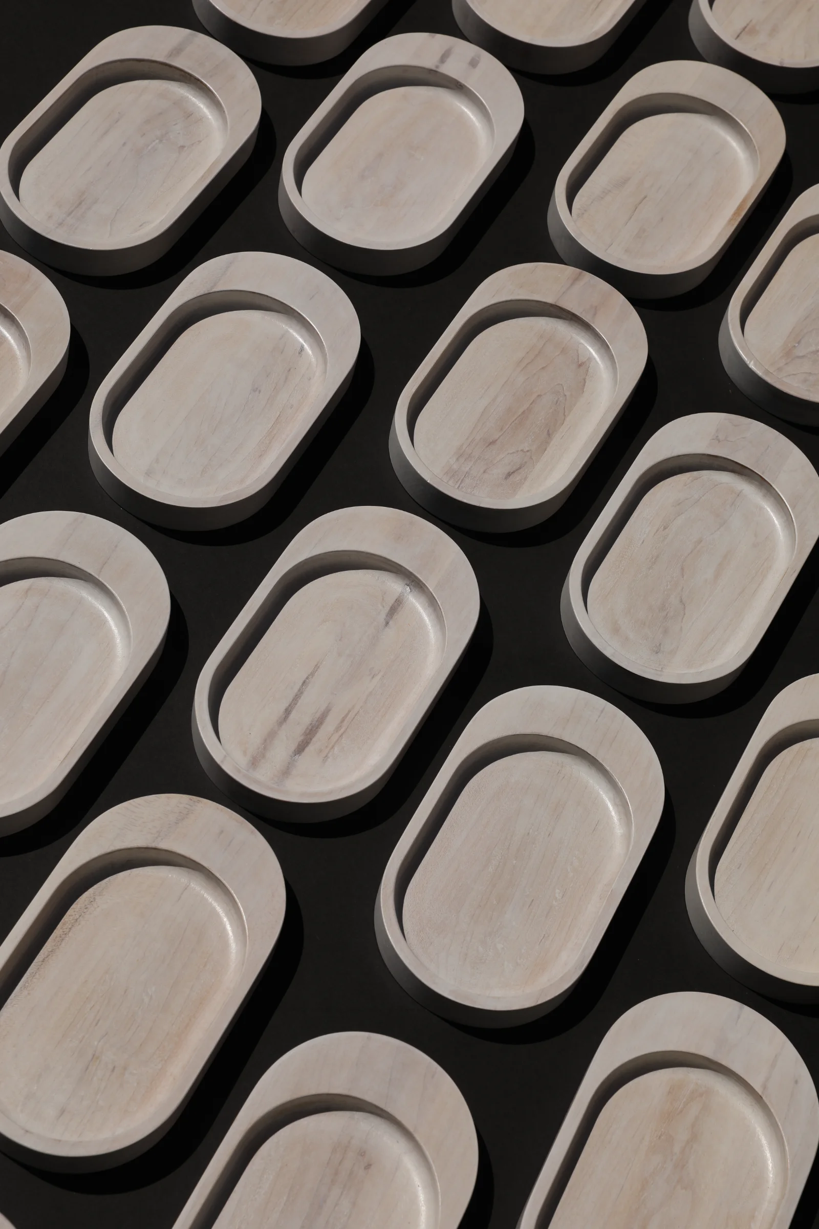 White Washed Maple Trays