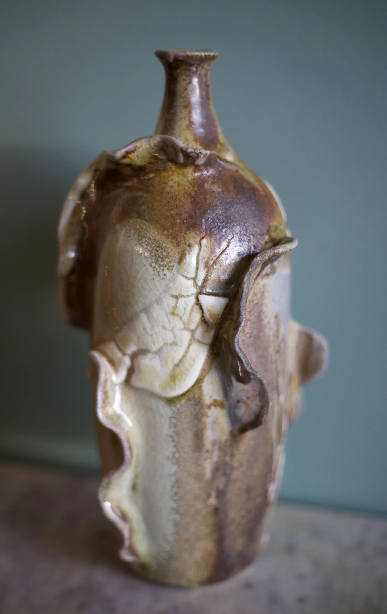Ripple Vase by Stoneware by Susannah Wilson