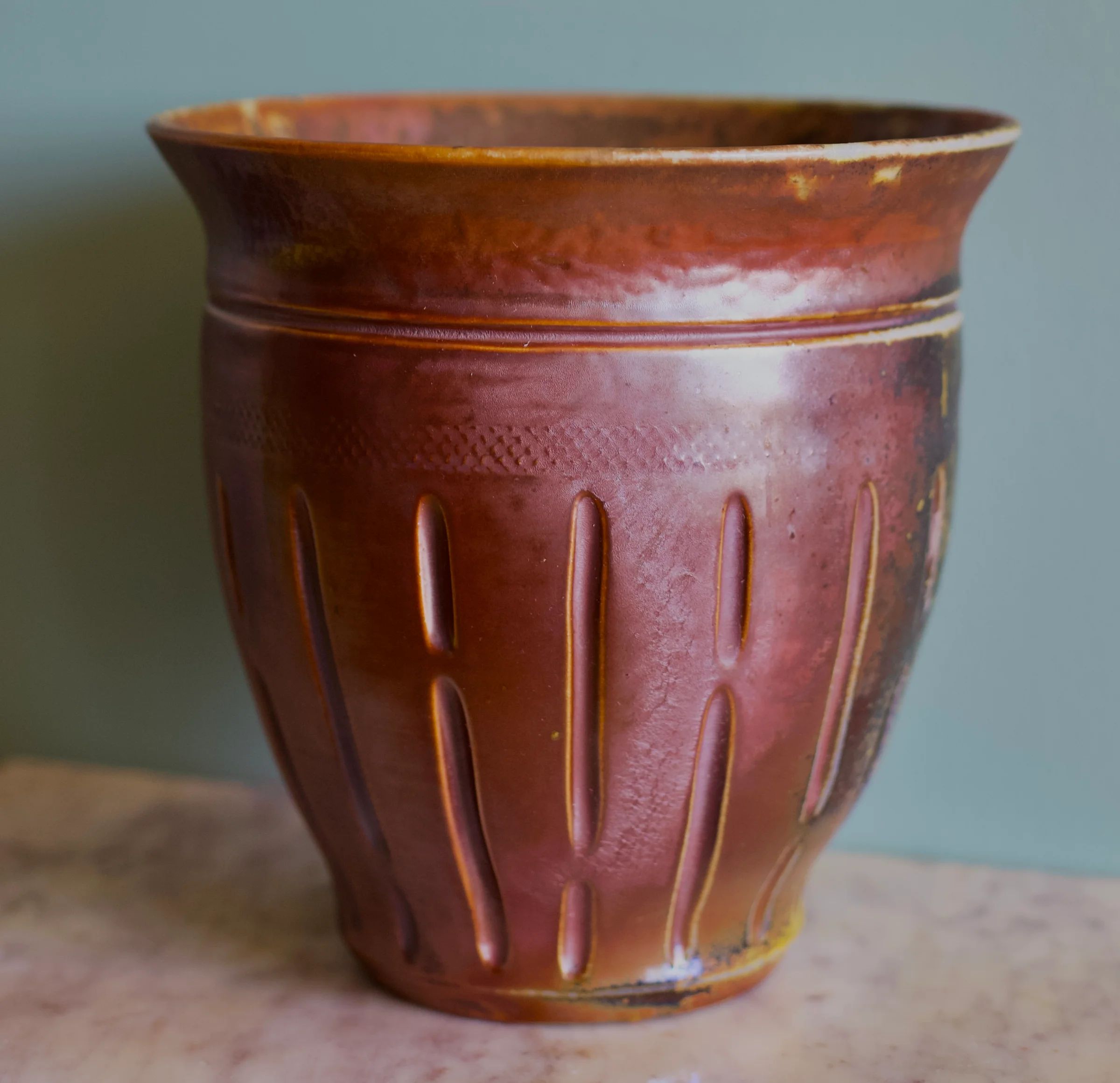 Decorative Planter by Stoneware by Susannah Wilson