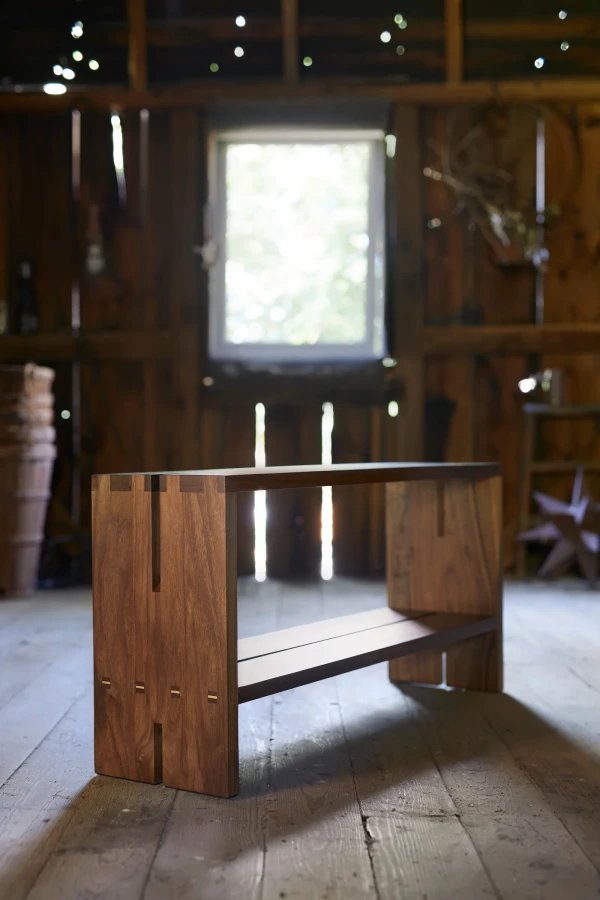 Eleven Bench - Walnut - 26" by Dean Babin Furniture