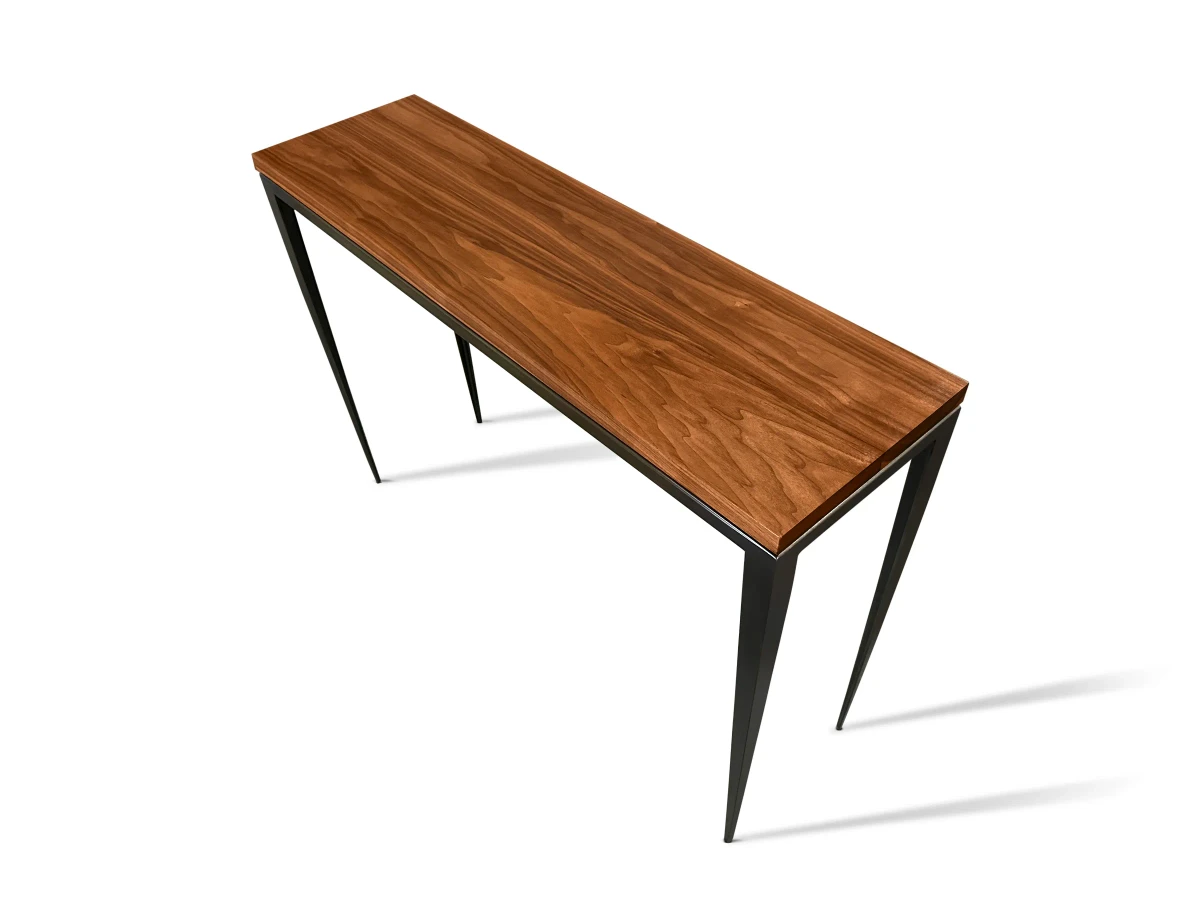 Angle Iron Console Table by Michael Daniel Metal Design