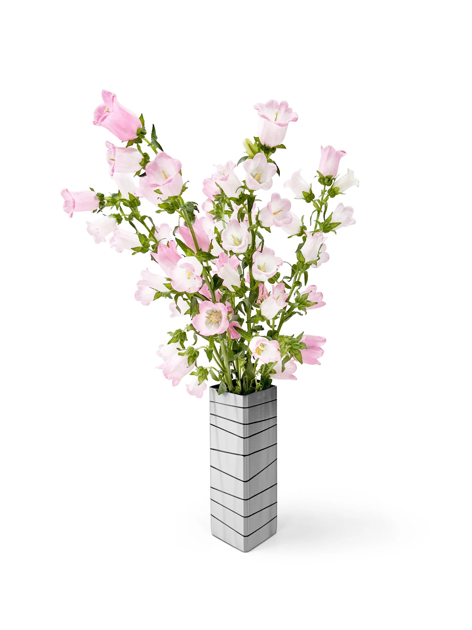 Etched Steel Flower Vases 3