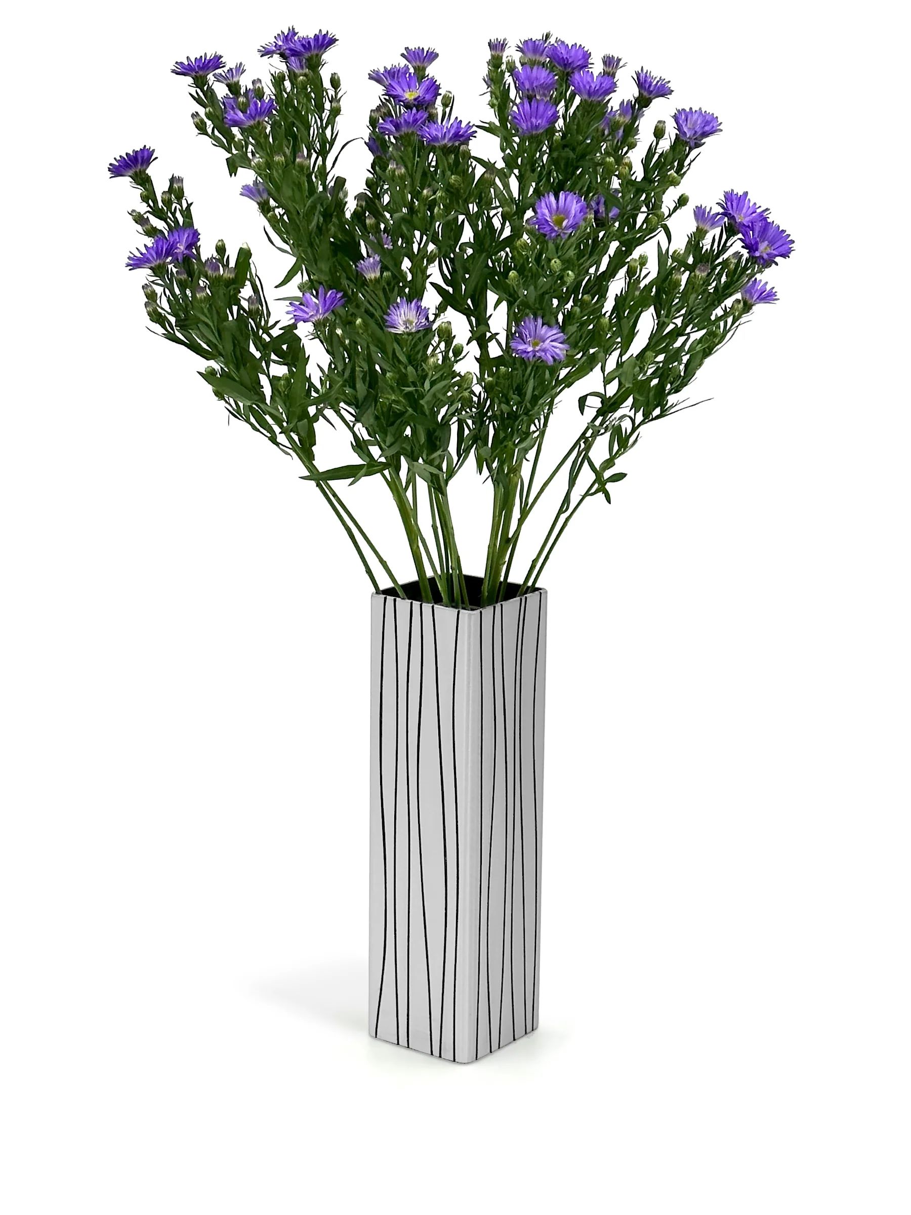 Etched Steel Flower Vases 8
