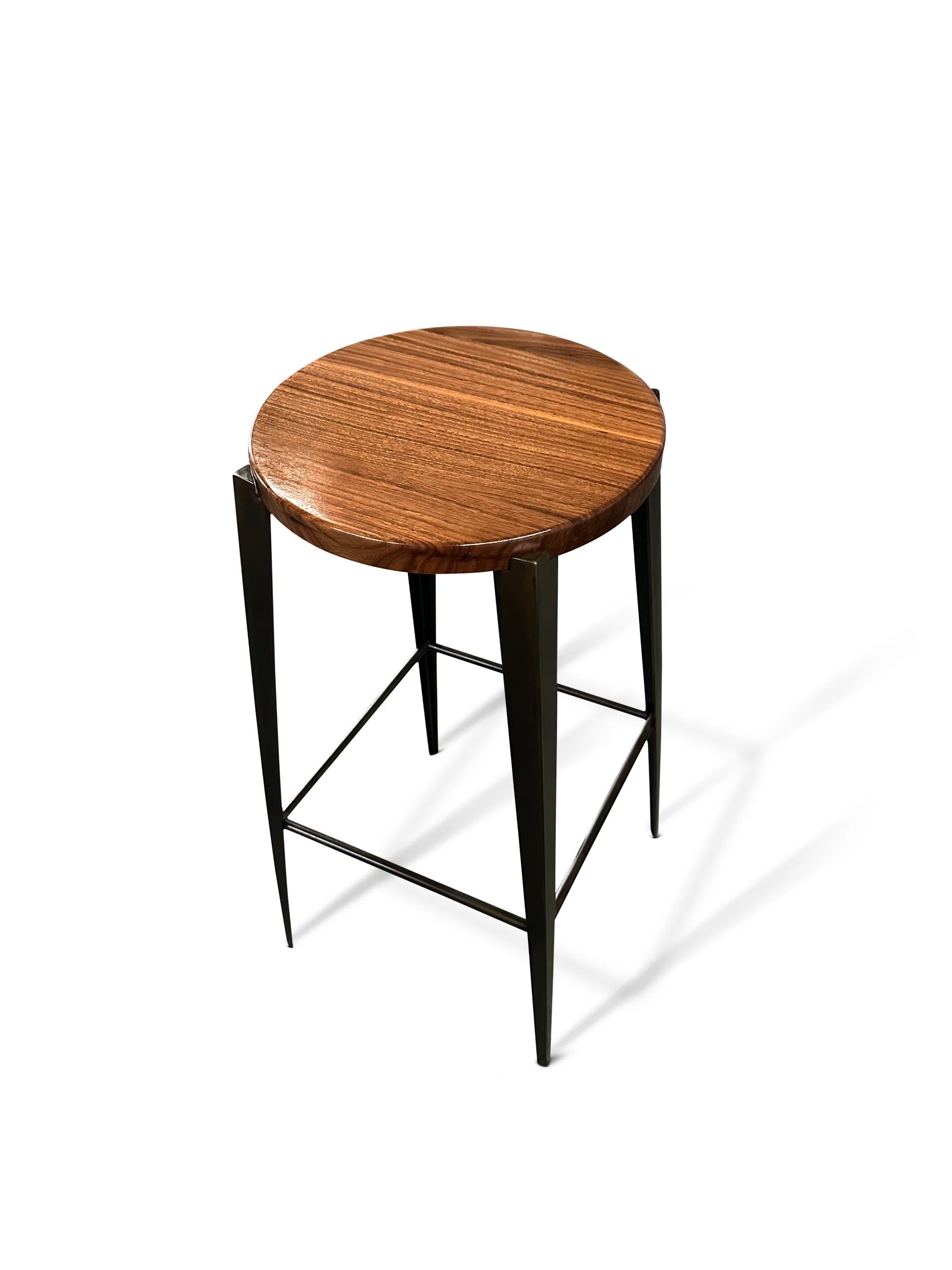 Angle Iron Barstool by Michael Daniel Metal Design