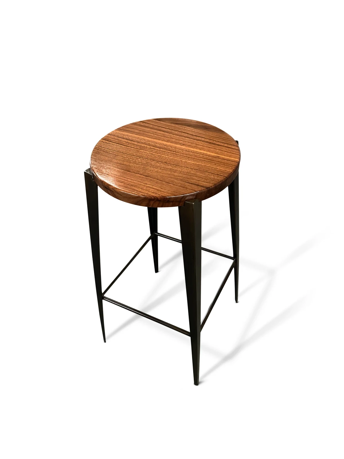 Angle Iron Barstool by Michael Daniel Metal Design