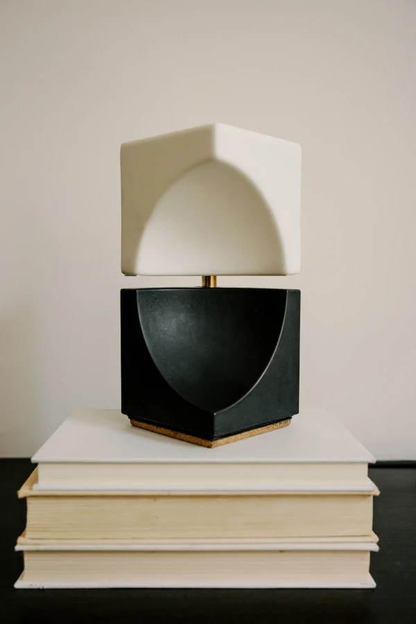 Subtract Bookend in Cast Acrylic by Lighten Up Lab