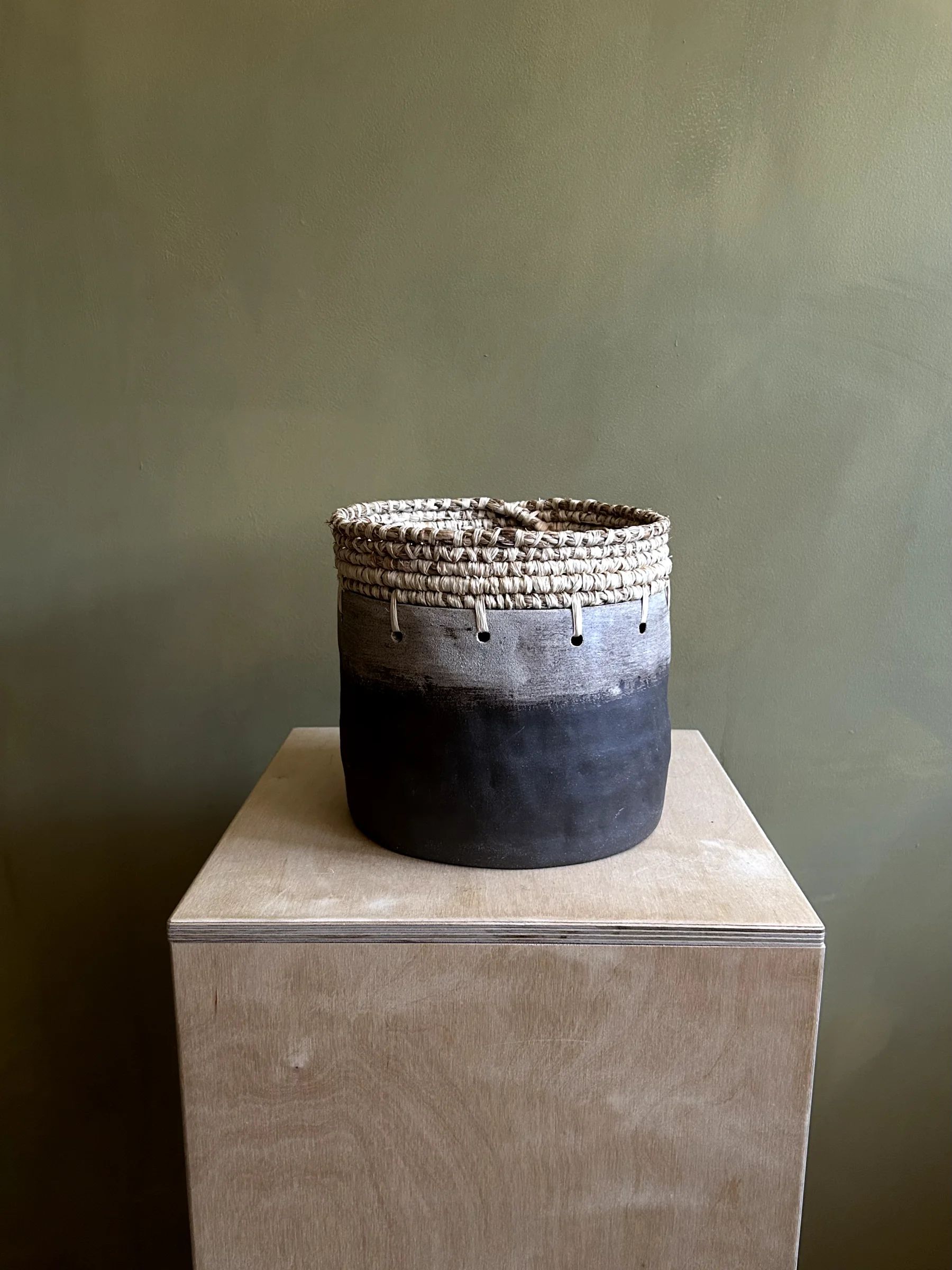 Woven Top Planter 5