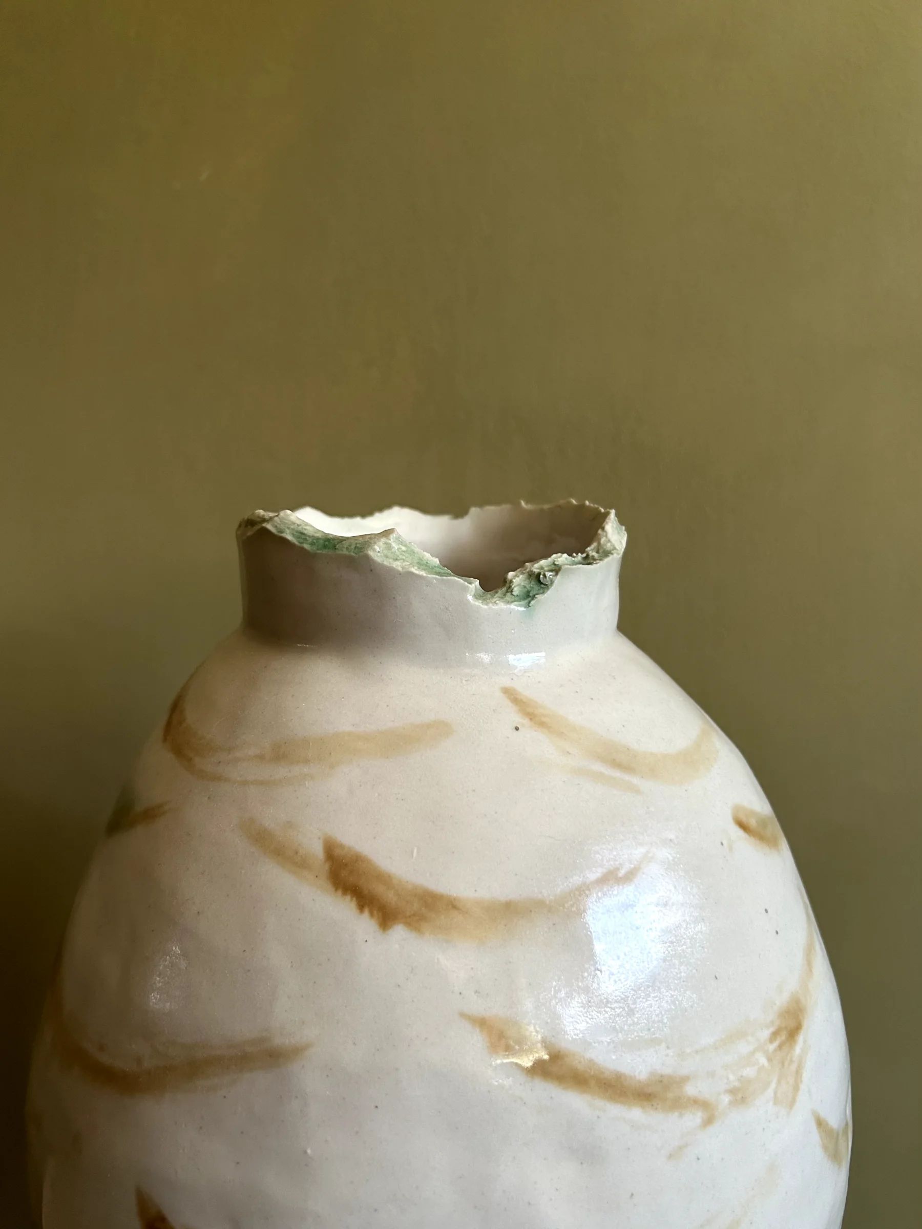 Multi Stroke Moon Jar 5