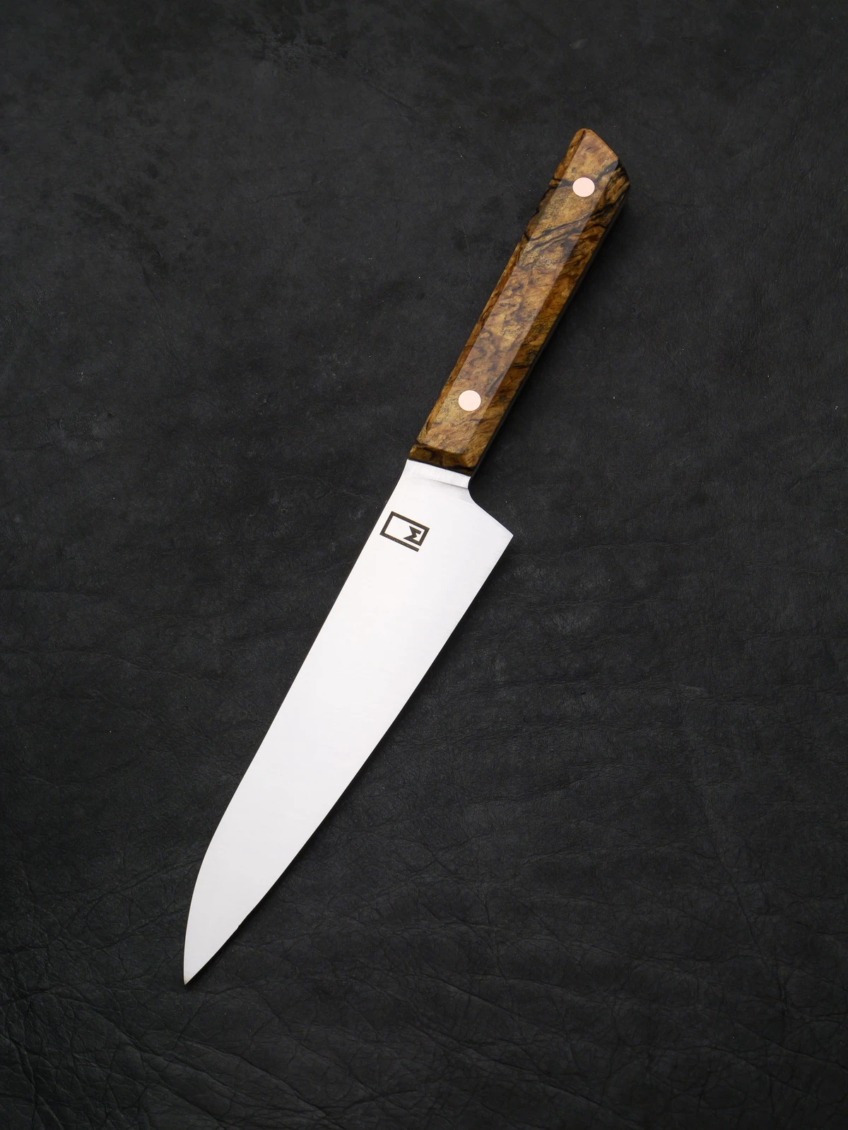 Honesuke – Stainless Steel & Spalted Maple by Monolith Knives
