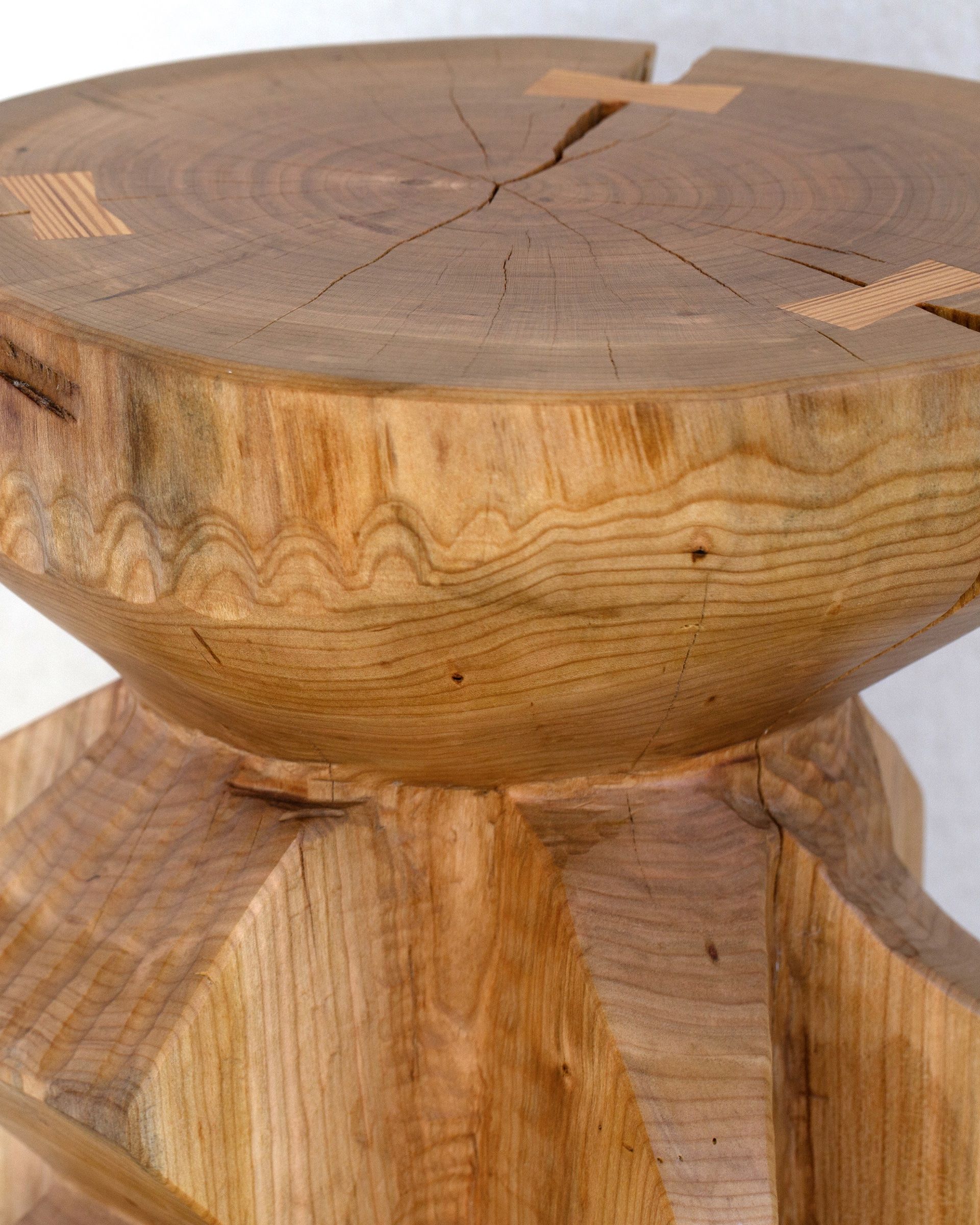 Hogback Cherry Starburst Side Table 4