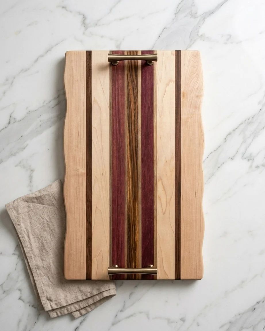 Cheese and Charcuterie Board (with handles)  2