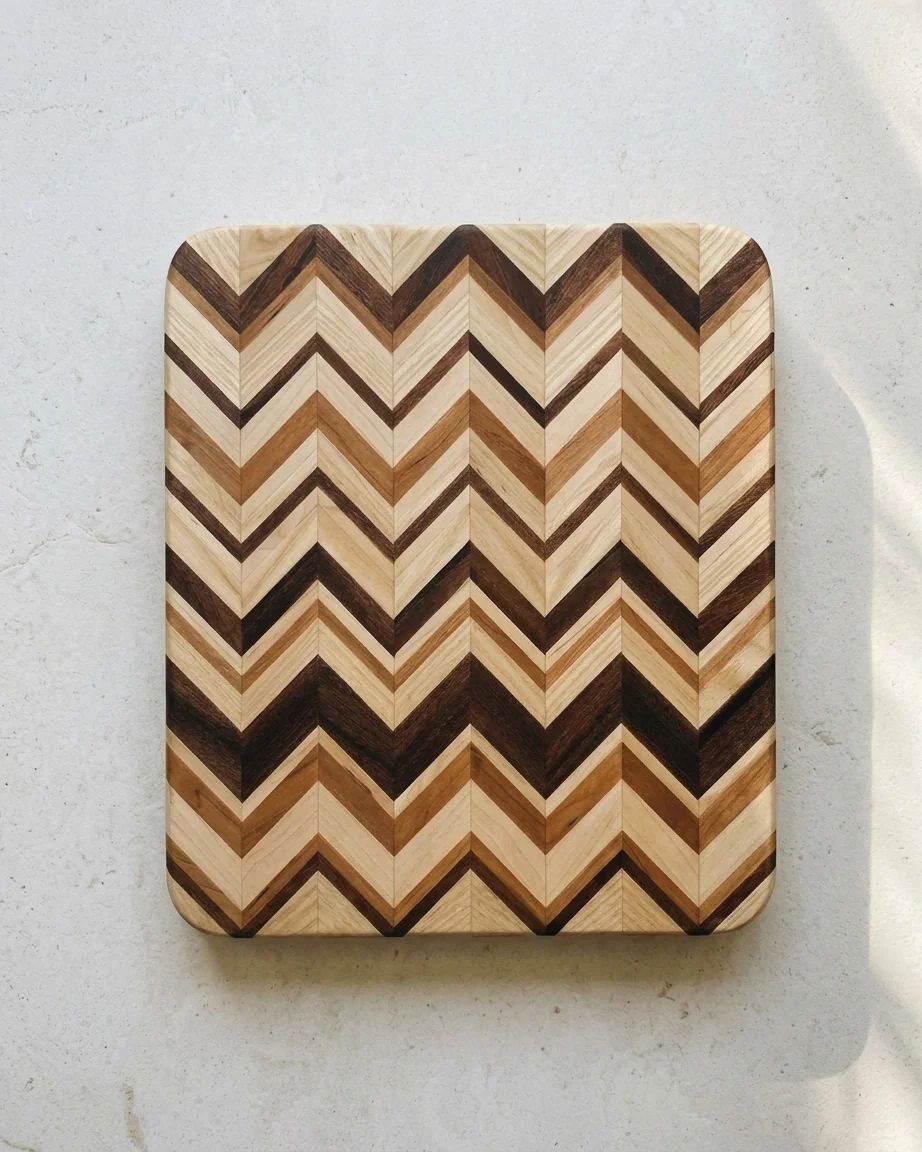 Chevron Cutting Board  by Josh Shore / BoardsByShore 