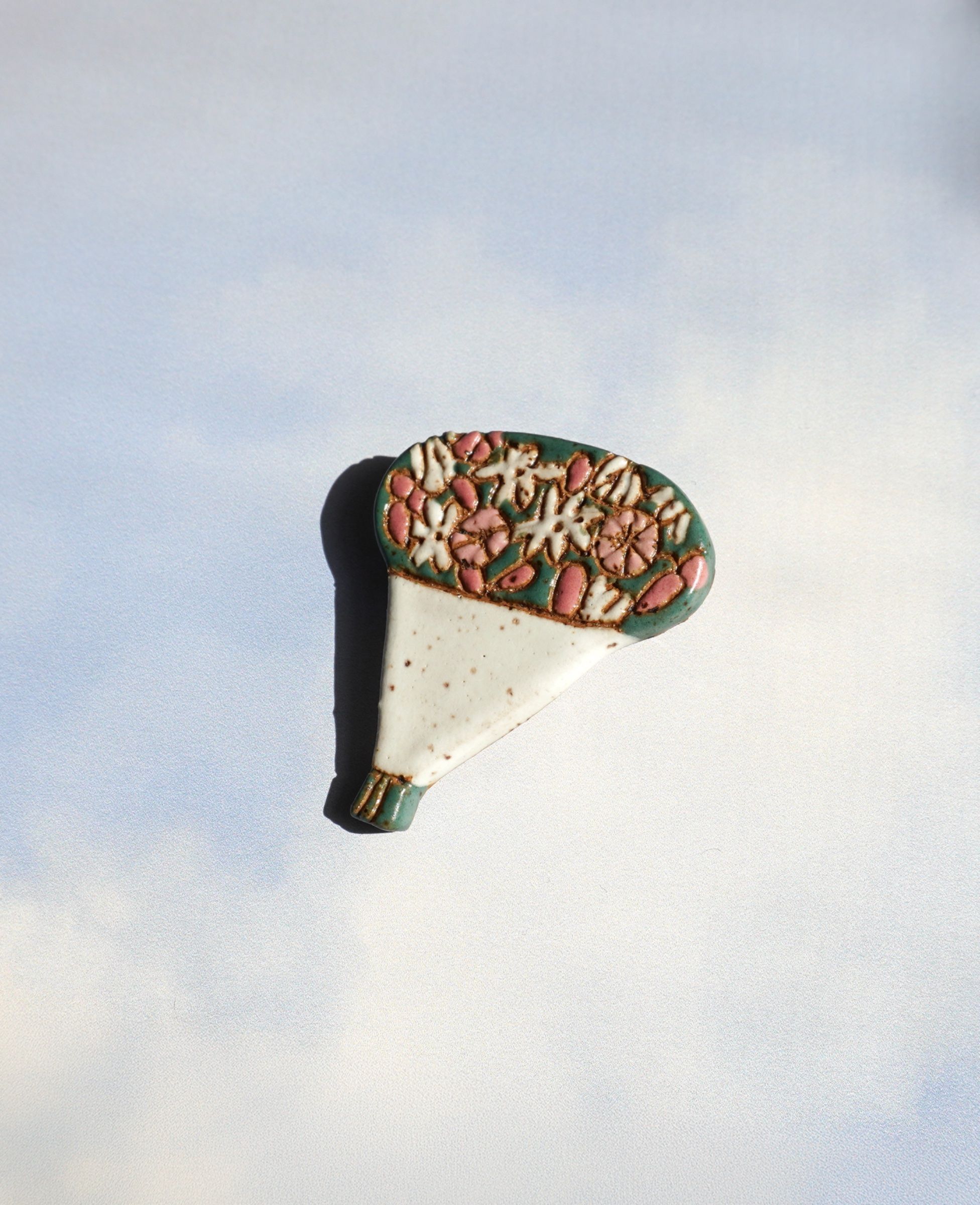 Bouquet Lapel Pin by Rosa Flan