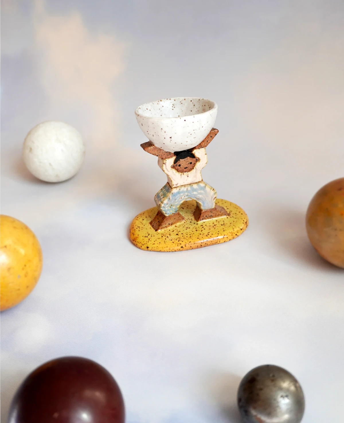 Atlas Egg Cup by Rosa Flan