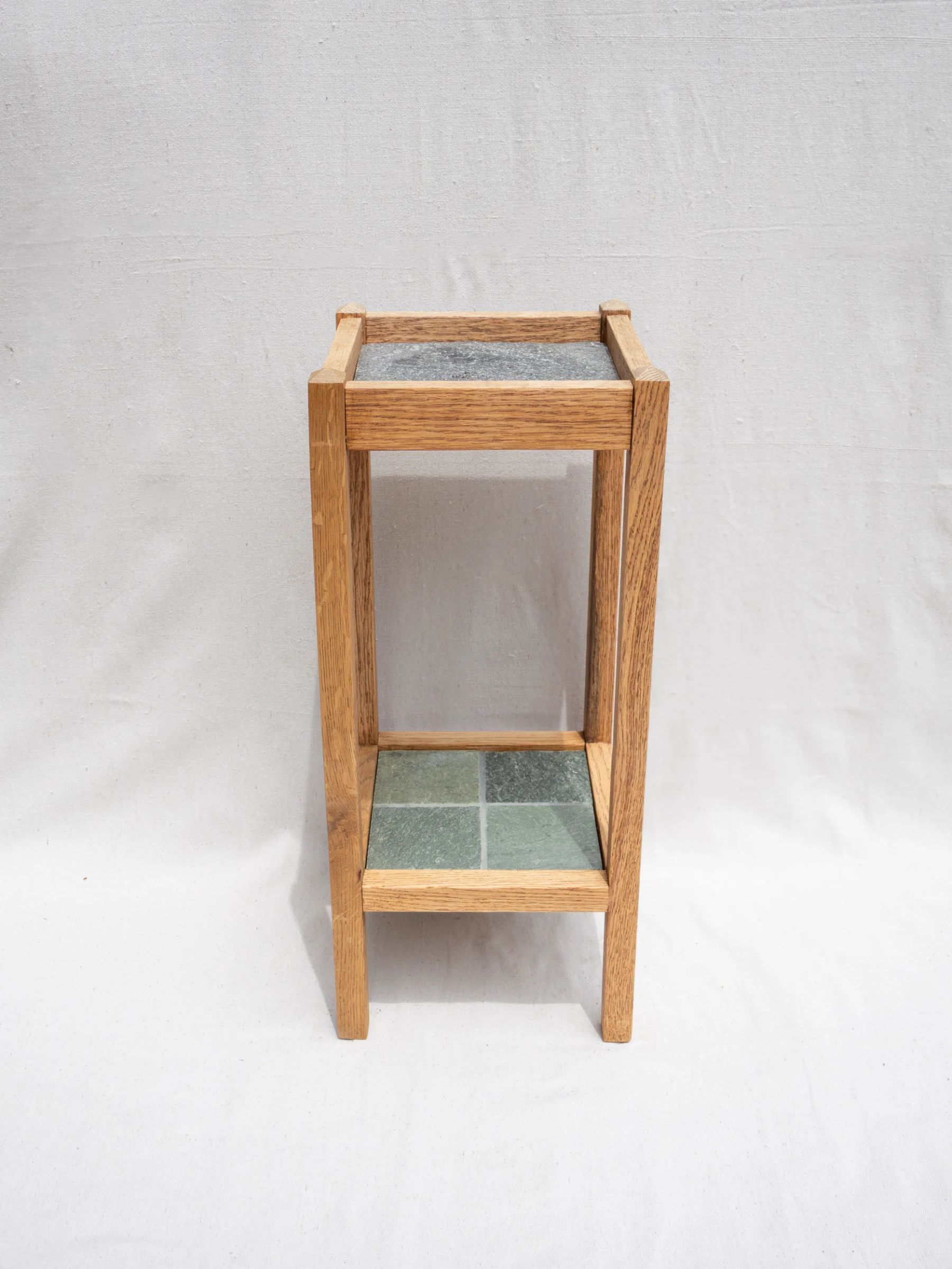 Slate Inlay Side Table by James Mellin
