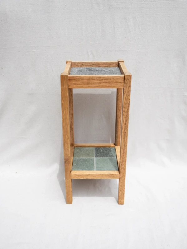 Slate Inlay Side Table by James Mellin