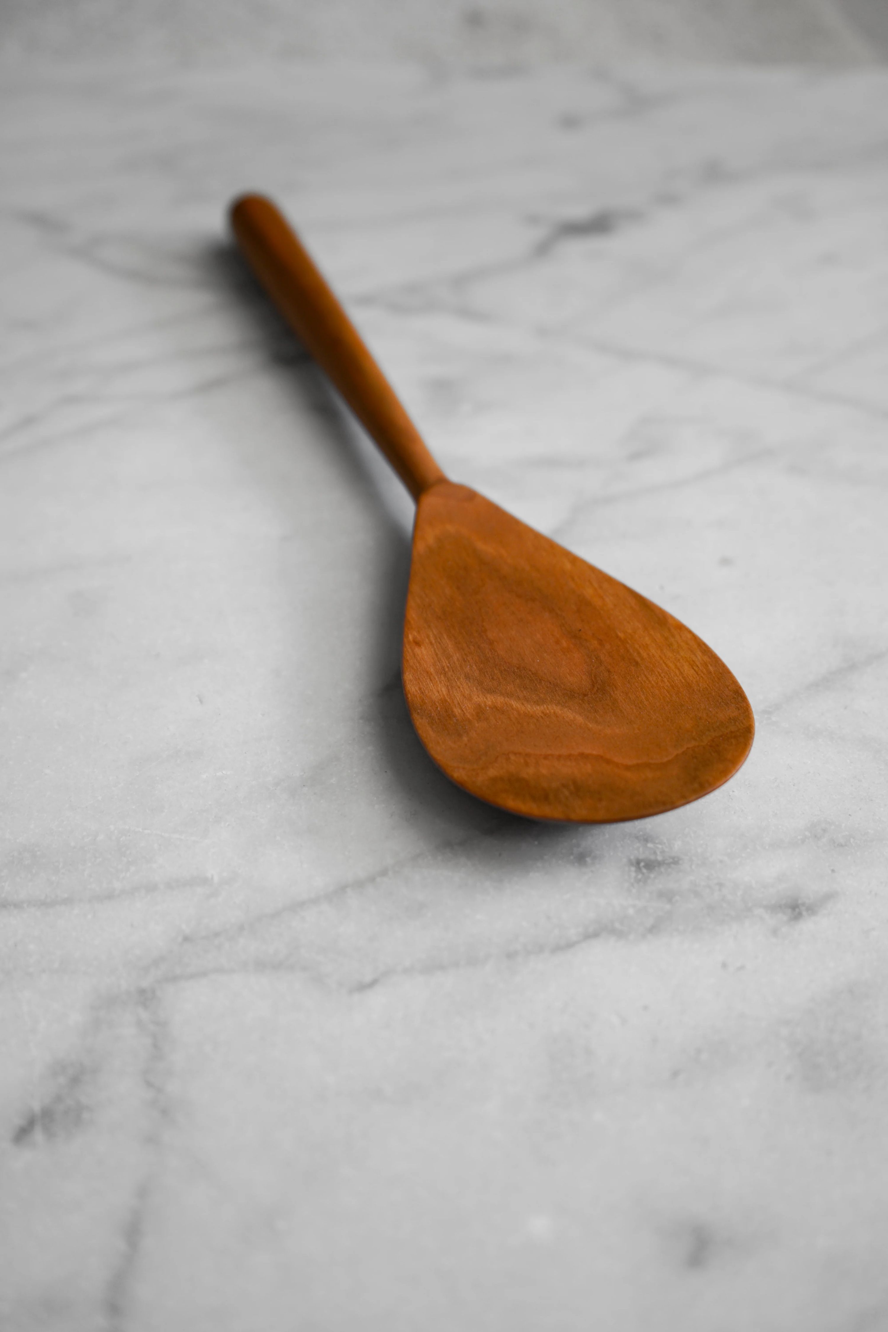 Centered Cooking Spatula - Walnut or Cherry Wood 4