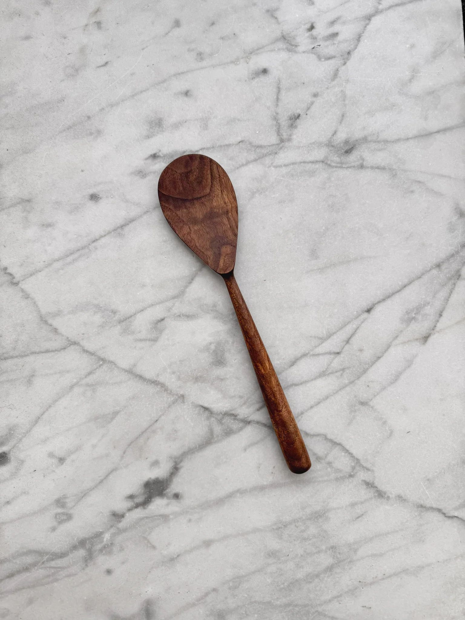 Centered Cooking Spatula - Walnut or Cherry Wood 6