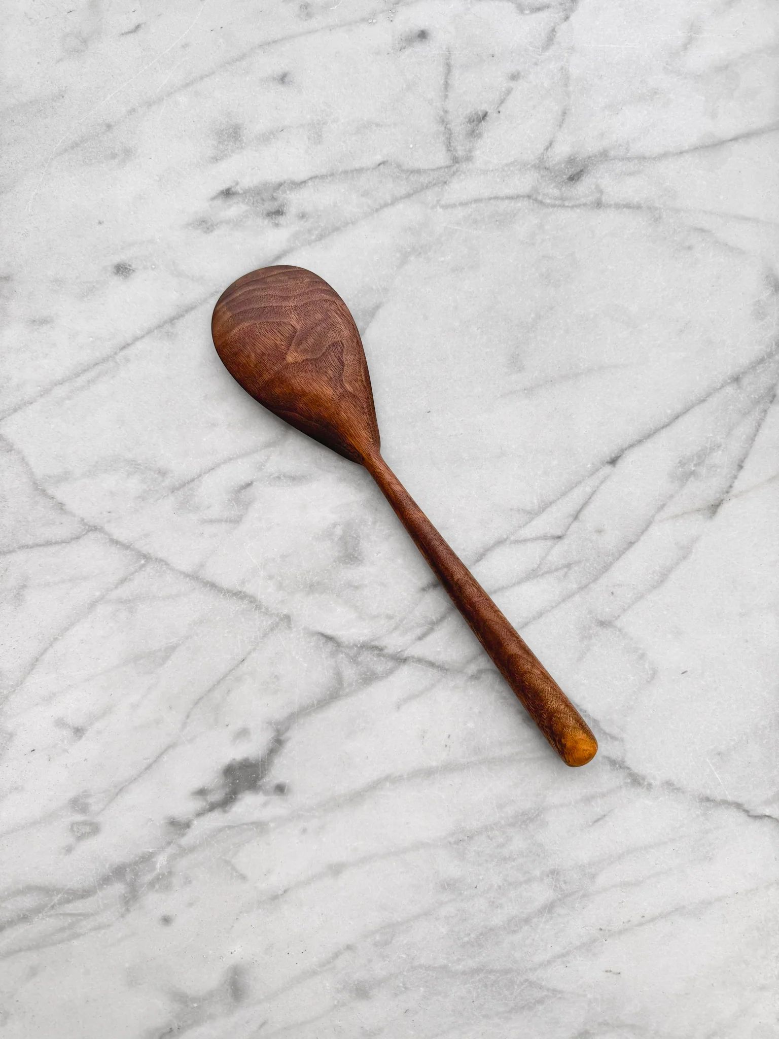 Centered Cooking Spatula - Walnut or Cherry Wood 7