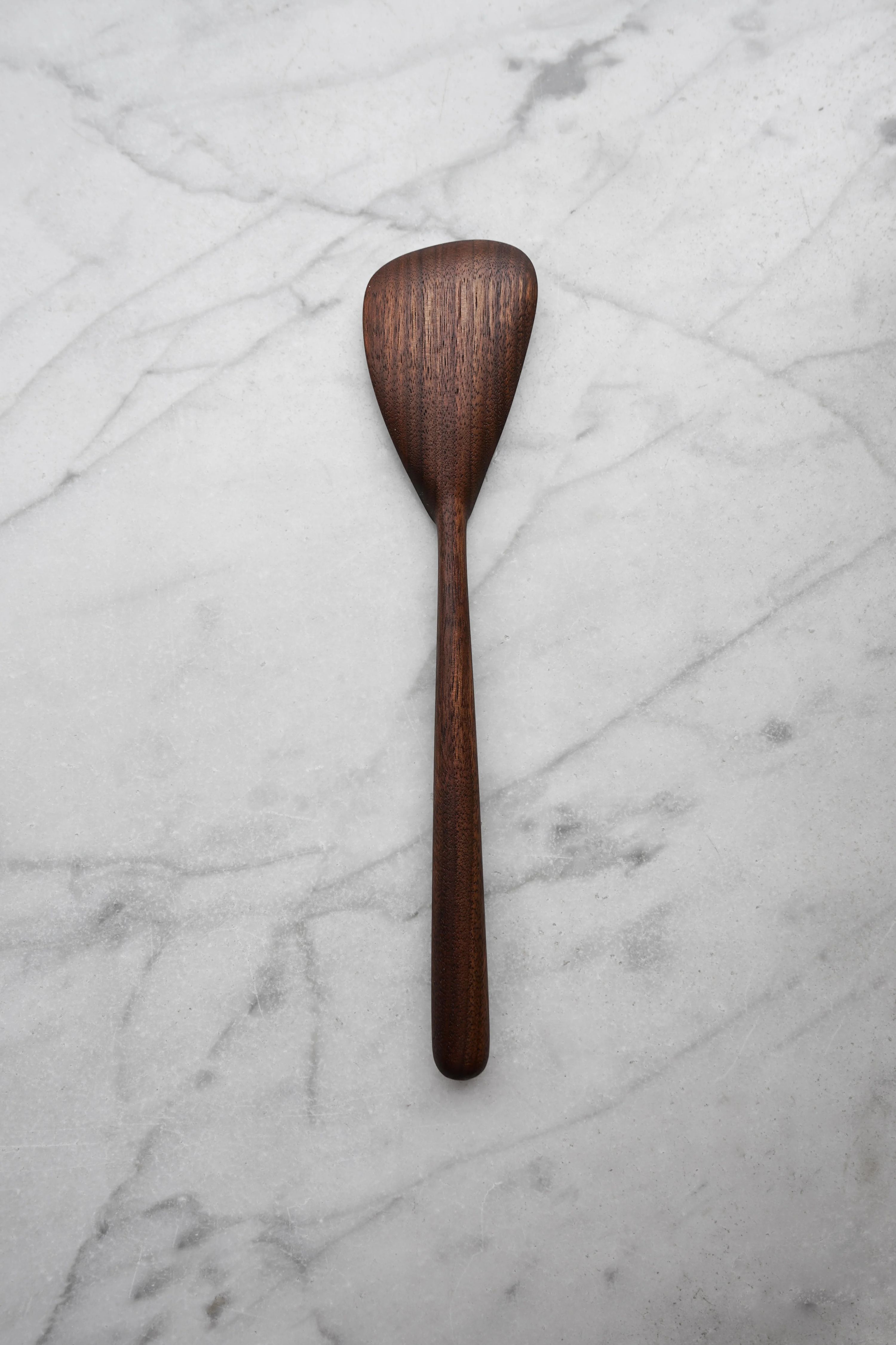 Cooking Spatula - Walnut, Cherry, or Maple Wood 12
