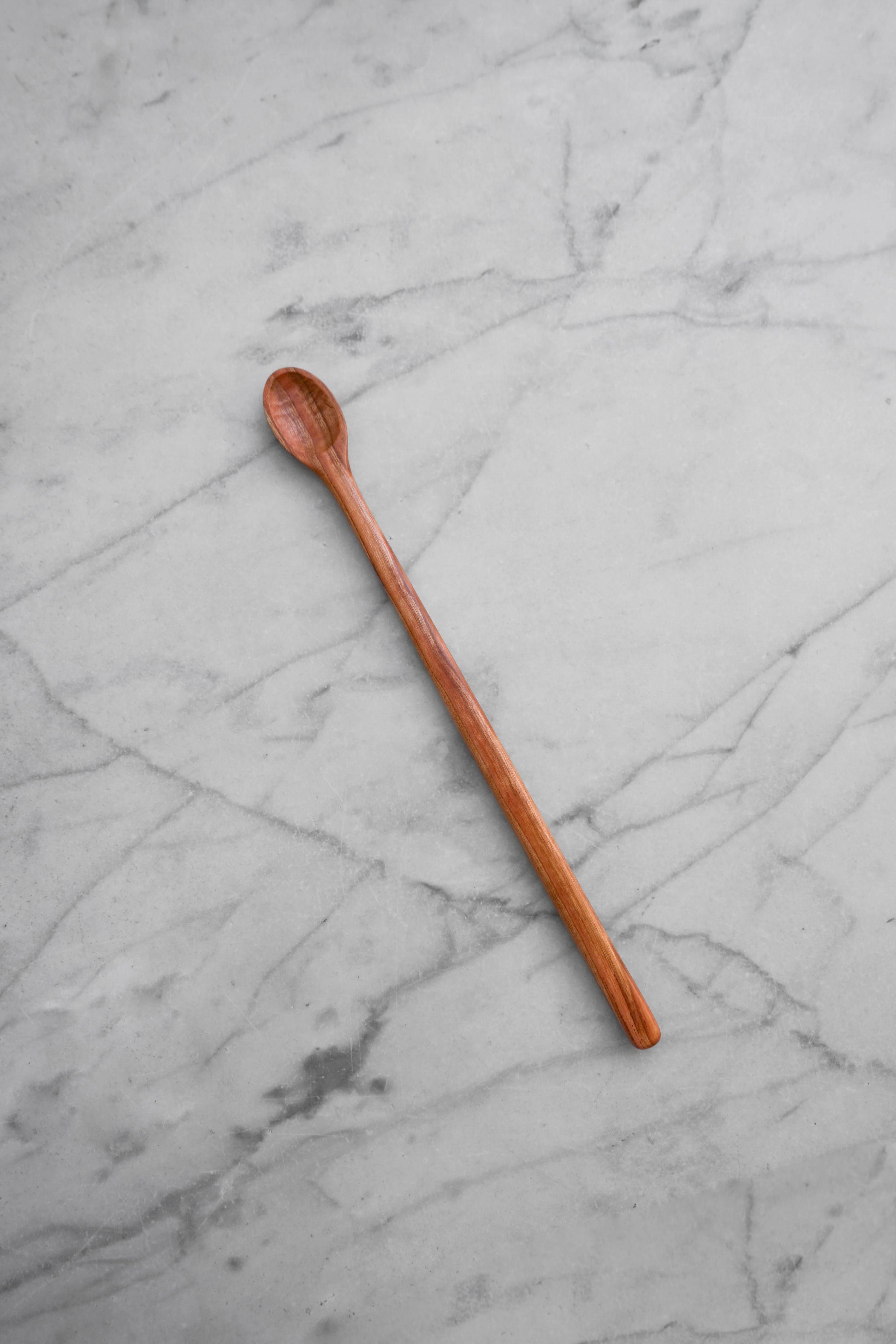 Flat Line - Tasting Spoon - Walnut or Cherry Wood 2