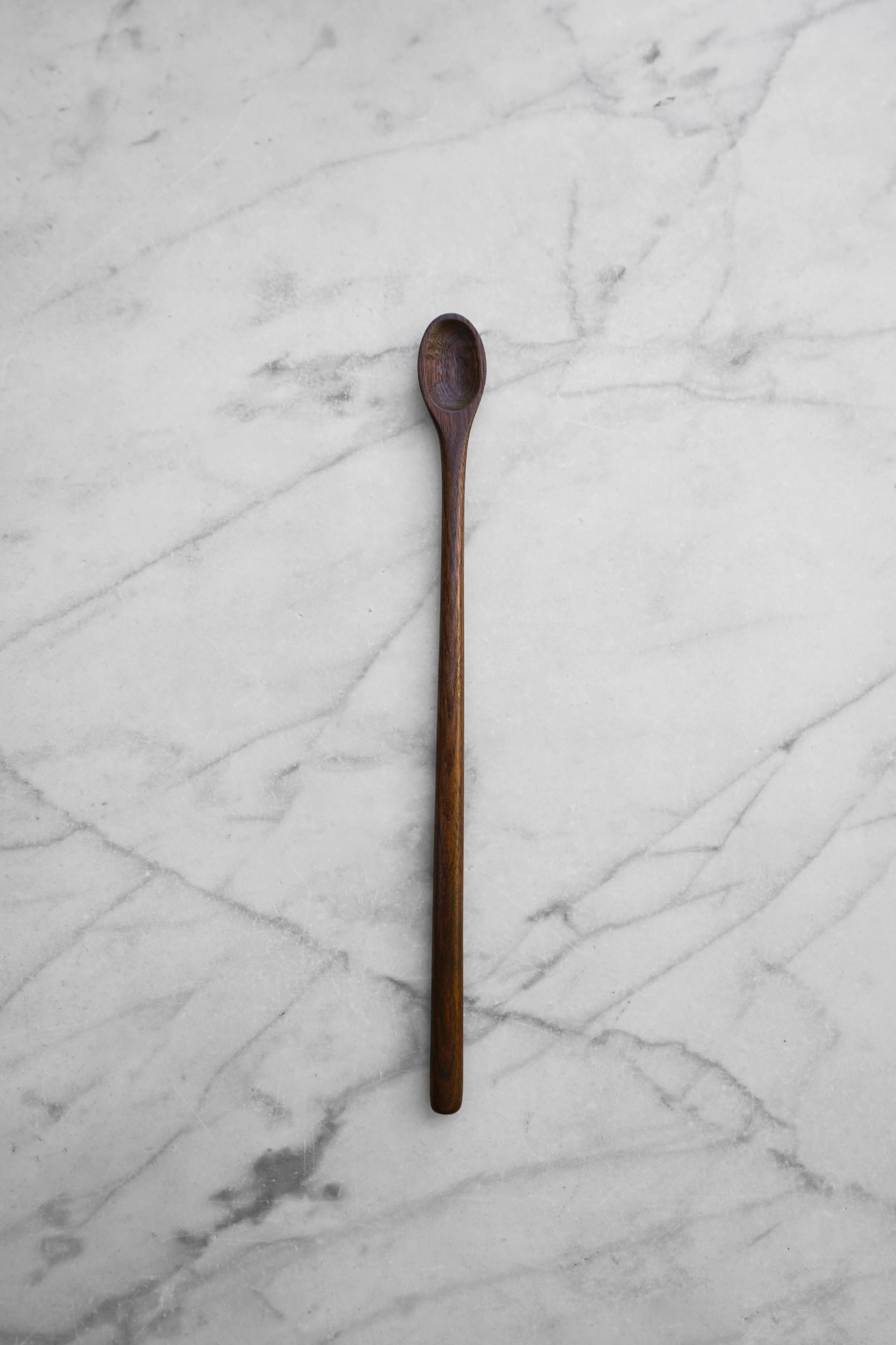 Flat Line - Tasting Spoon - Walnut or Cherry Wood 4