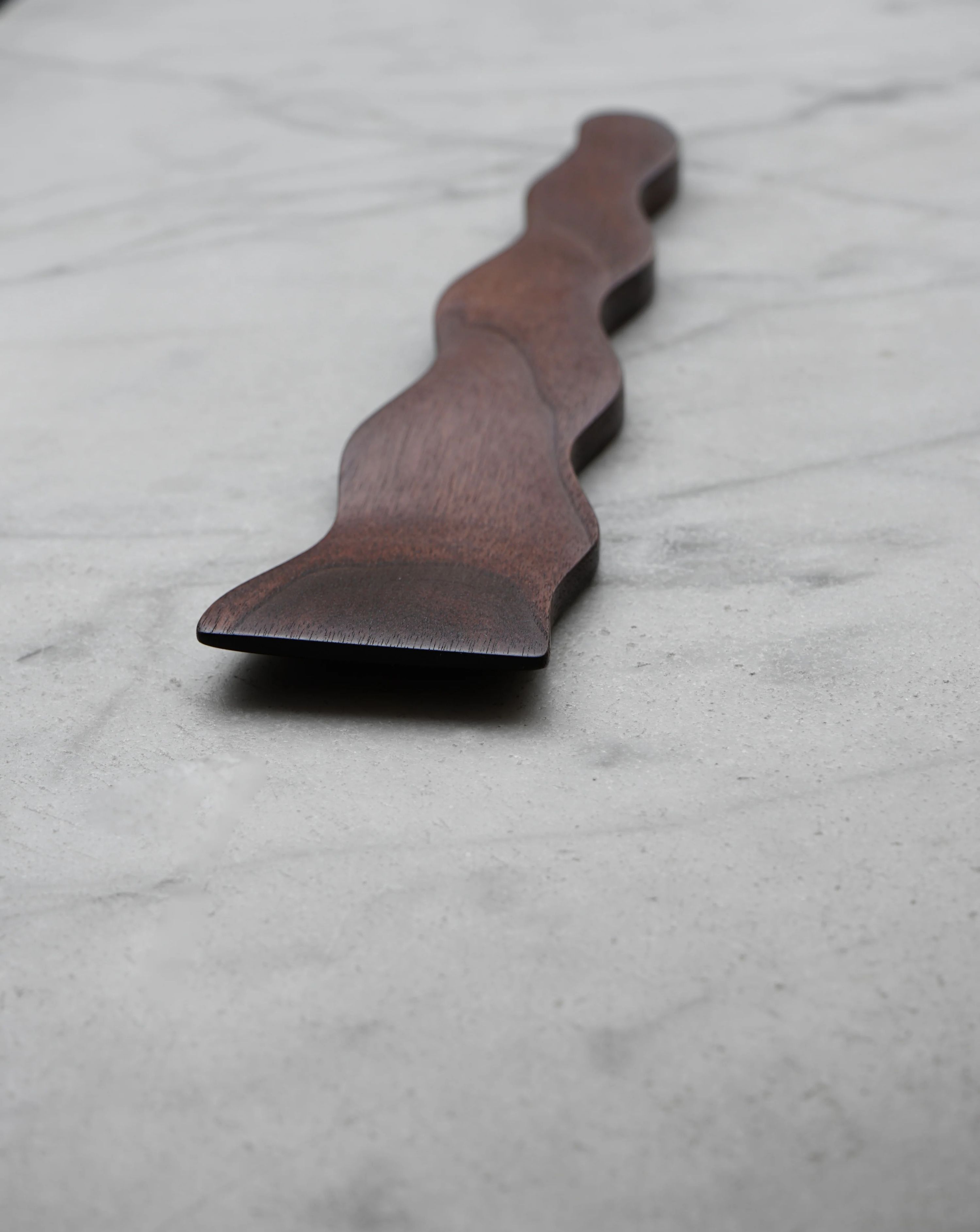 Flat Line - Wavy Spatula - Walnut, Cherry, or Maple Wood 11