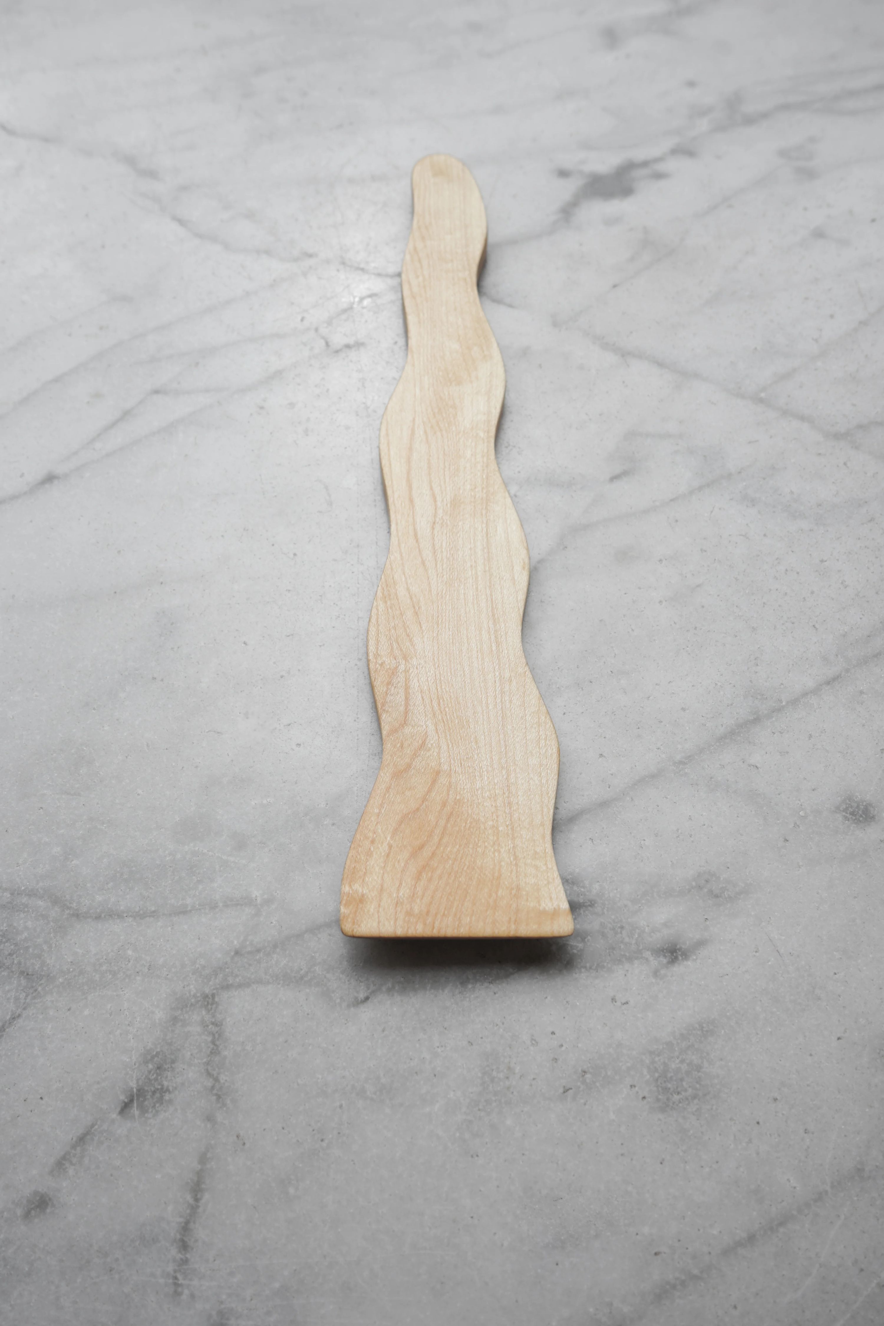 Flat Line - Wavy Spatula - Walnut, Cherry, or Maple Wood 4