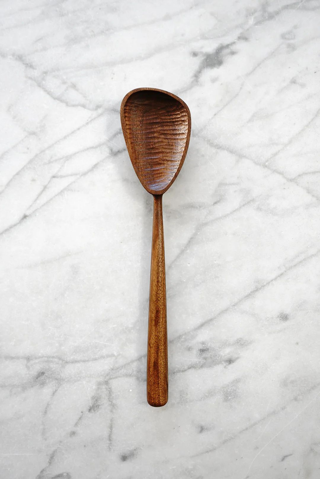 Modern Cooking Spoon - Walnut, Cherry, or Maple Wood 2