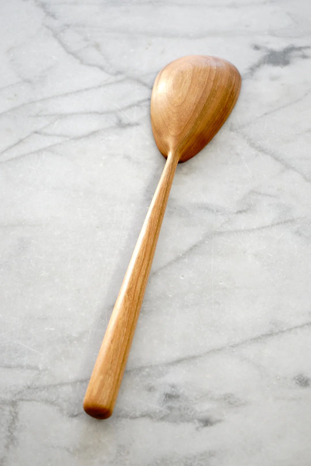 Modern Cooking Spoon - Walnut, Cherry, or Maple Wood 11