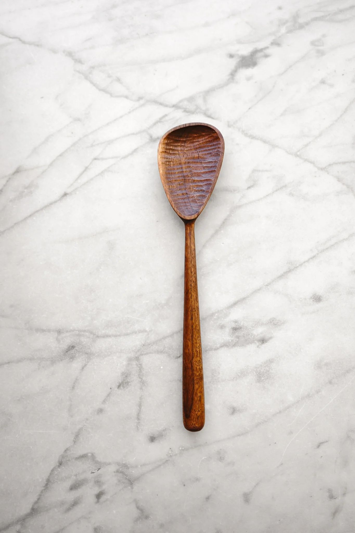 Modern Cooking Spoon - Walnut, Cherry, or Maple Wood 19