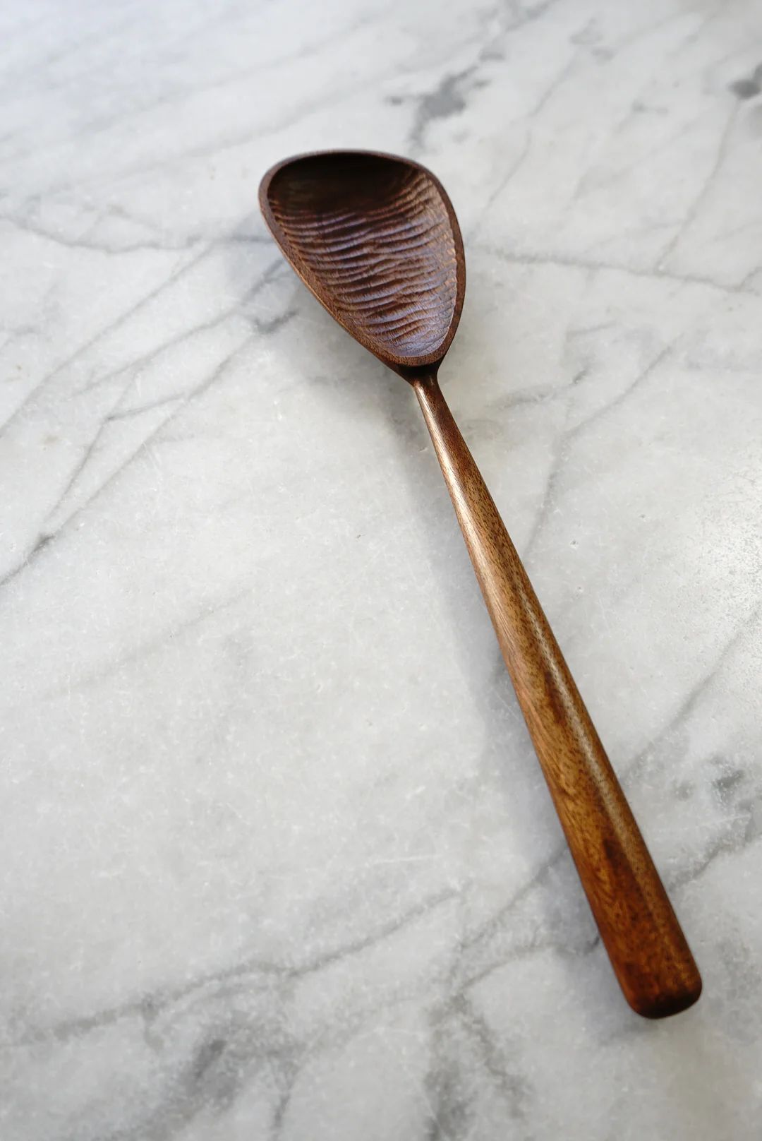 Modern Cooking Spoon - Walnut, Cherry, or Maple Wood 3