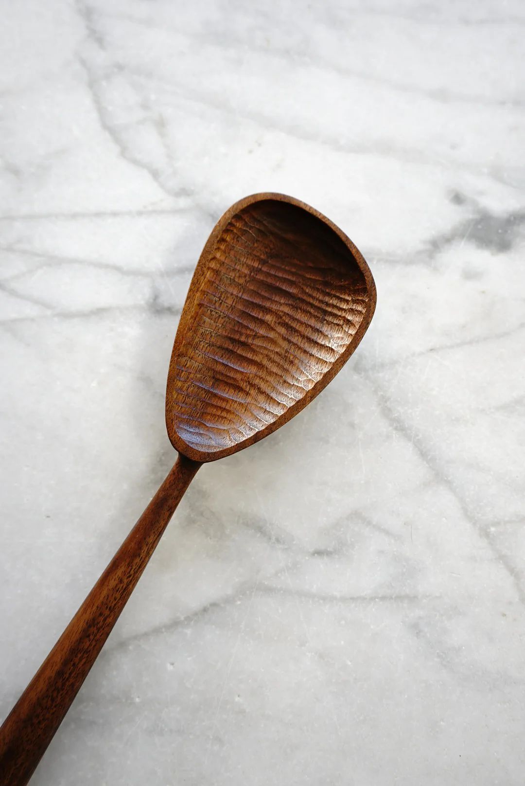 Modern Cooking Spoon - Walnut, Cherry, or Maple Wood 4