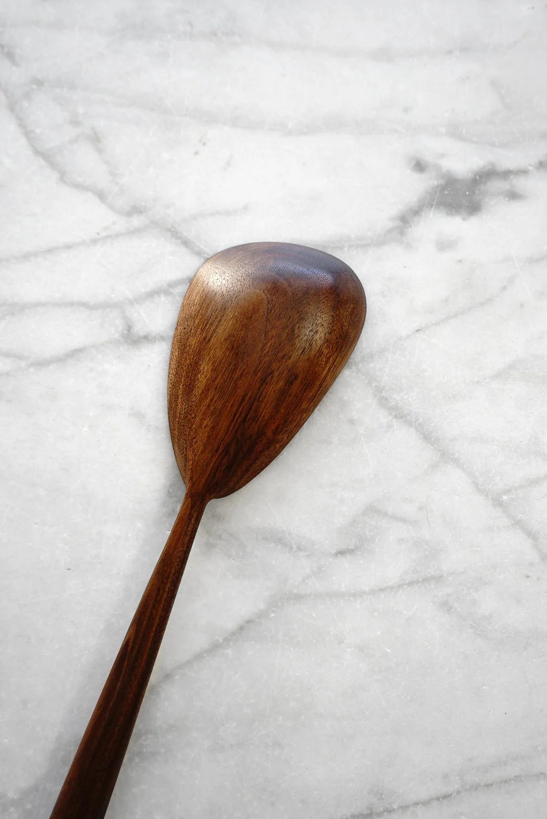 Modern Cooking Spoon - Walnut, Cherry, or Maple Wood 6