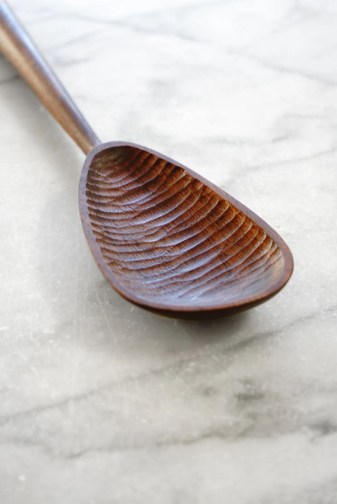 Modern Cooking Spoon - Walnut, Cherry, or Maple Wood 7