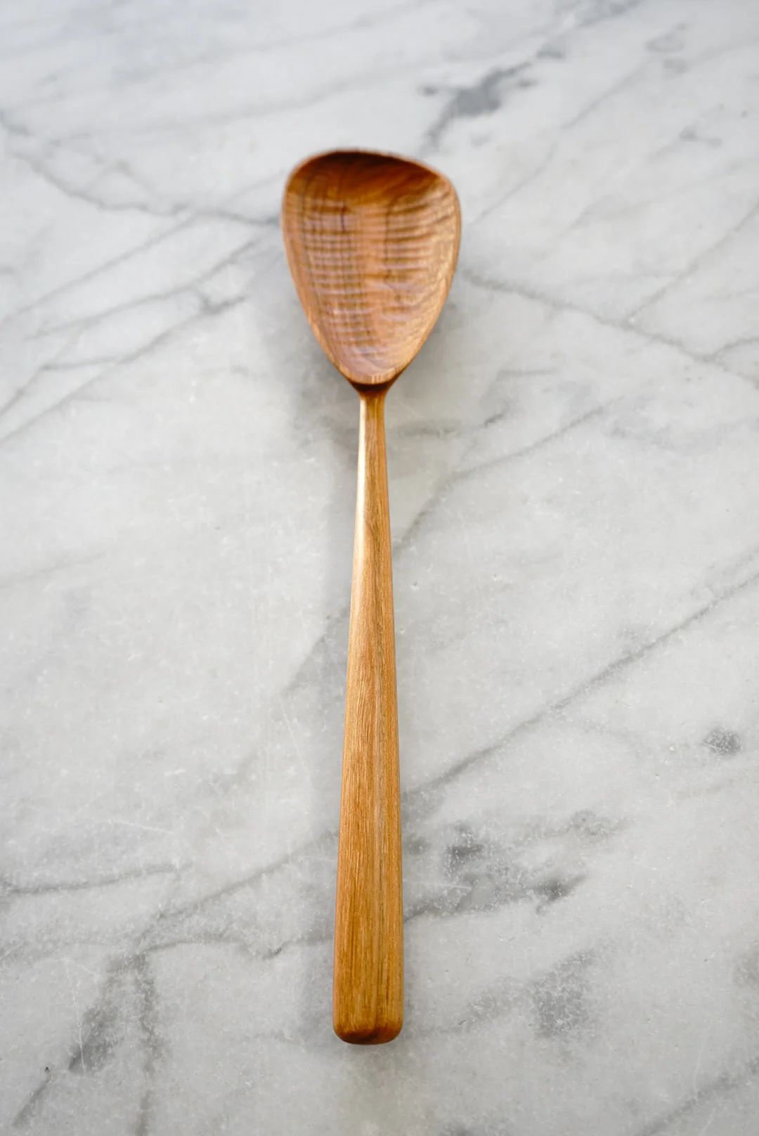 Modern Cooking Spoon - Walnut, Cherry, or Maple Wood 8