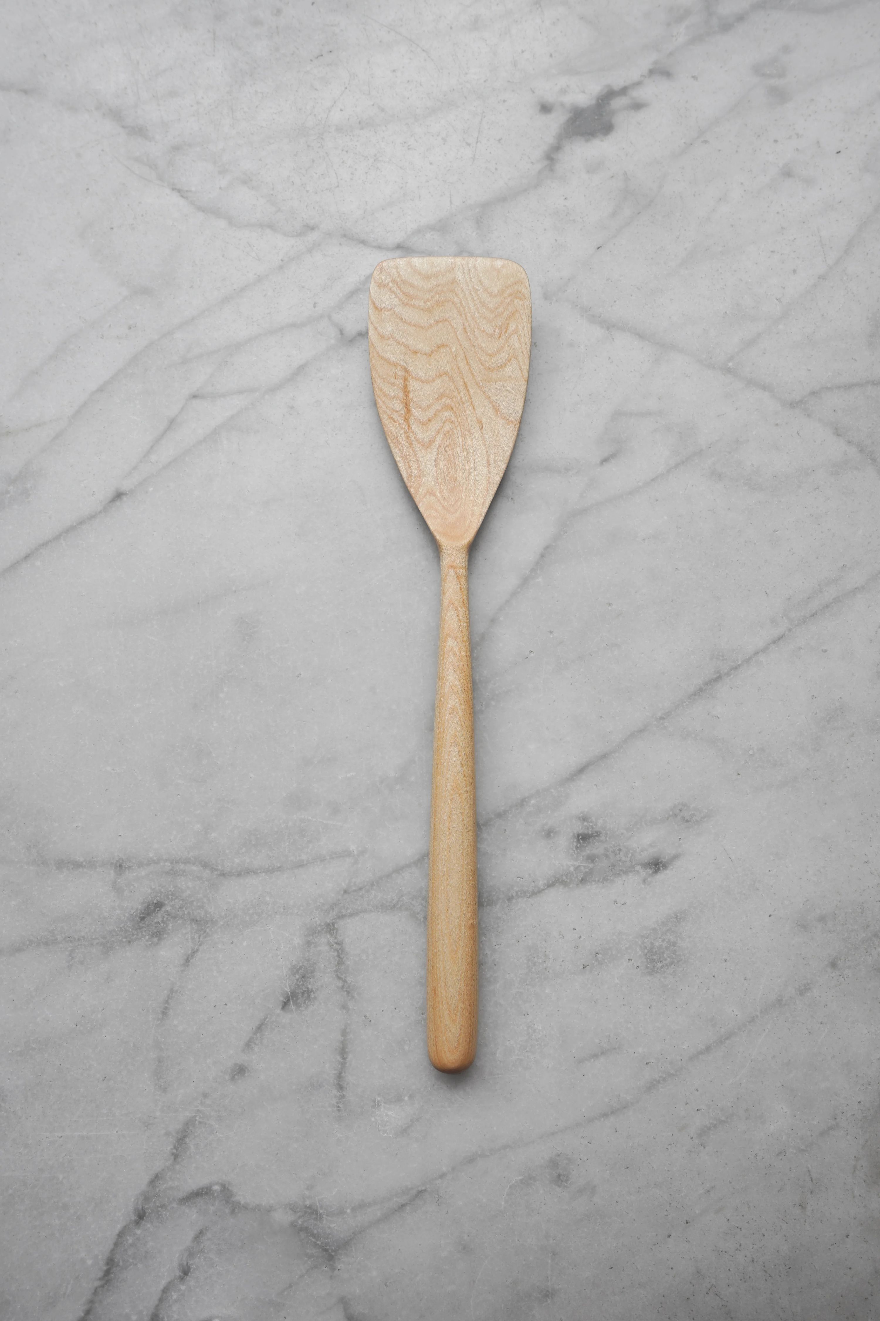 The Scraper Spatula - Walnut or Maple Wood by Four Leaf Wood Shop 