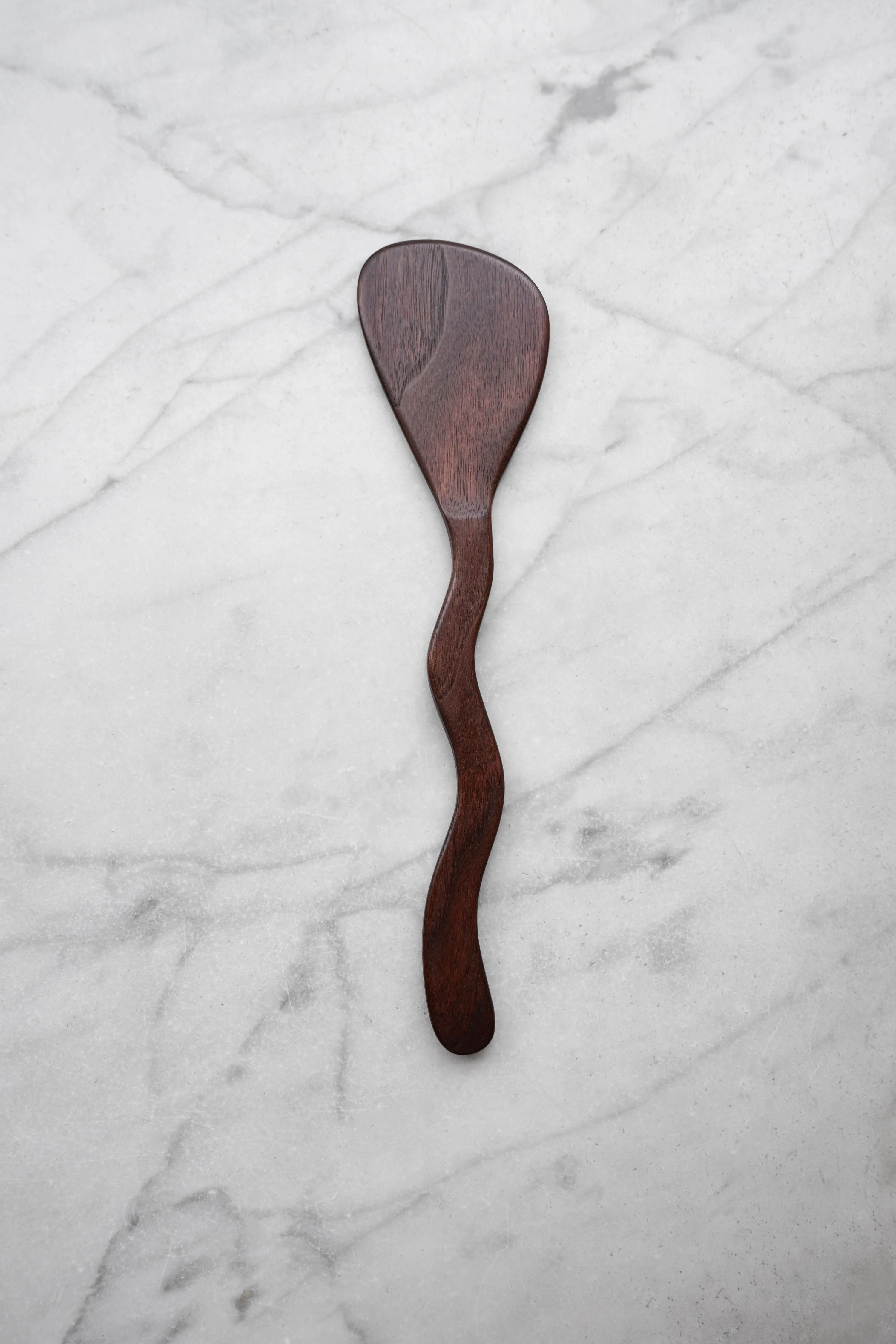 Flat Line - Squiggly Spatula - Walnut, Cherry, or Maple Wood 6