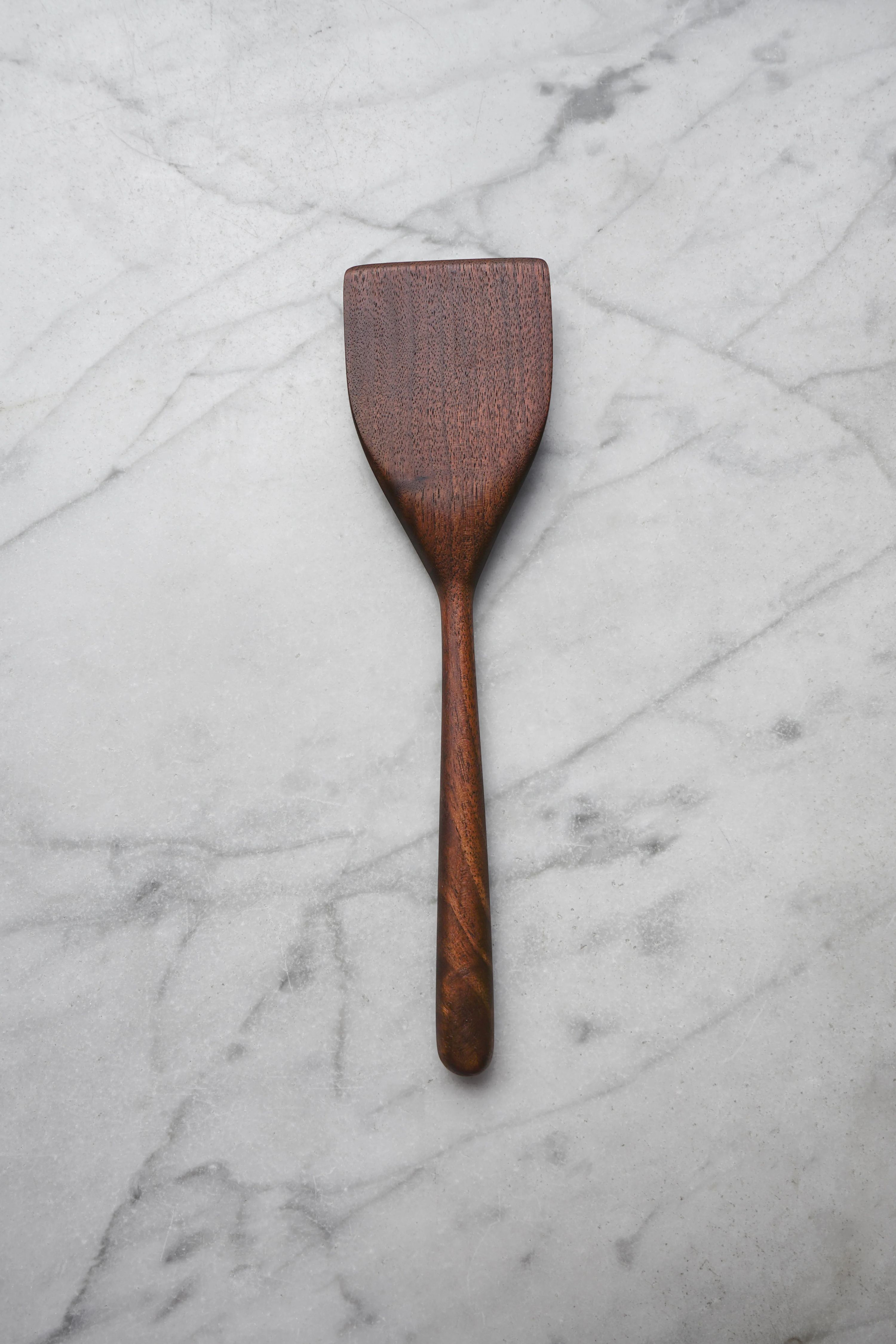 Wide Flipper Spatula - Walnut, Cherry, or Maple Wood 4