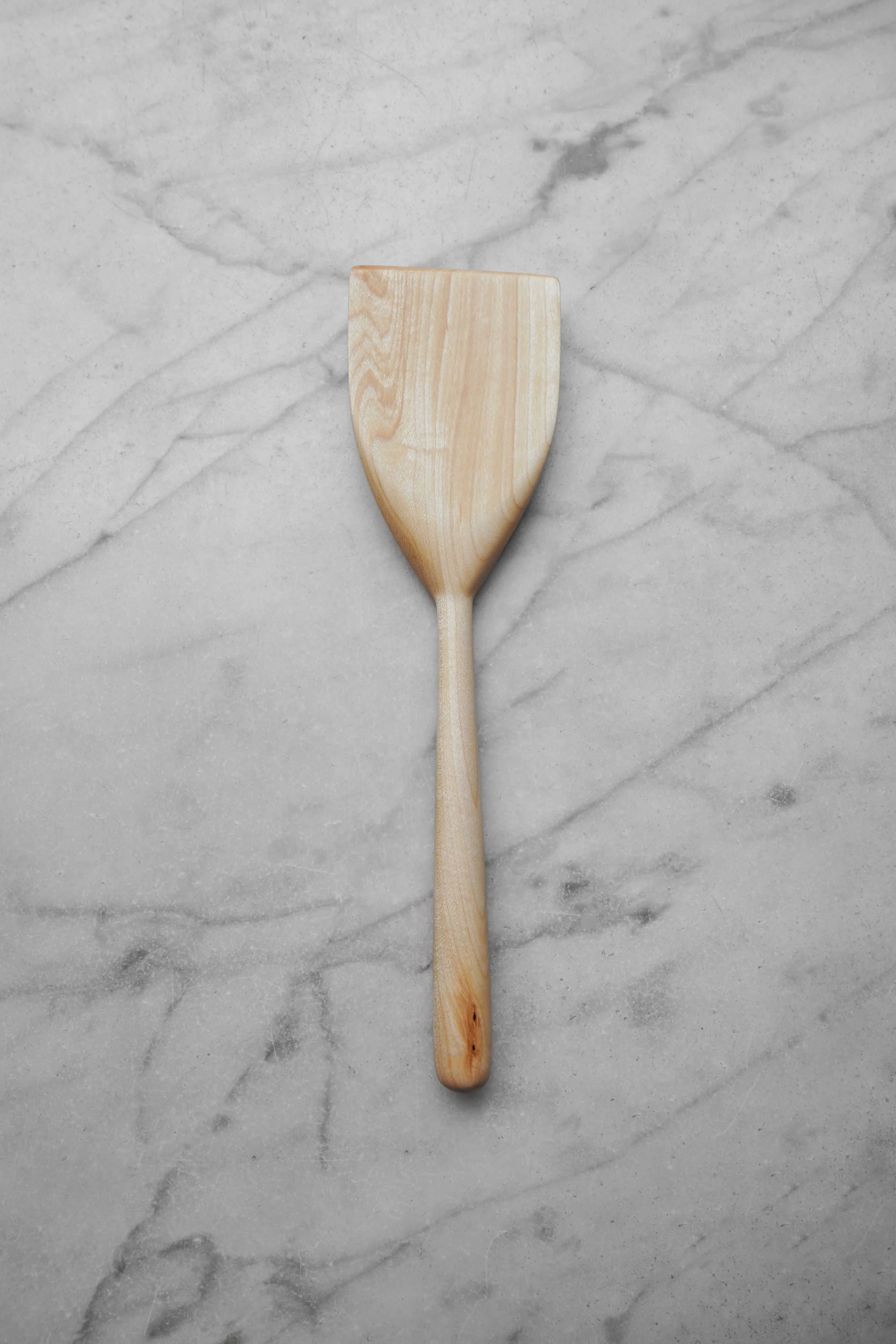 Wide Flipper Spatula - Walnut, Cherry, or Maple Wood 9