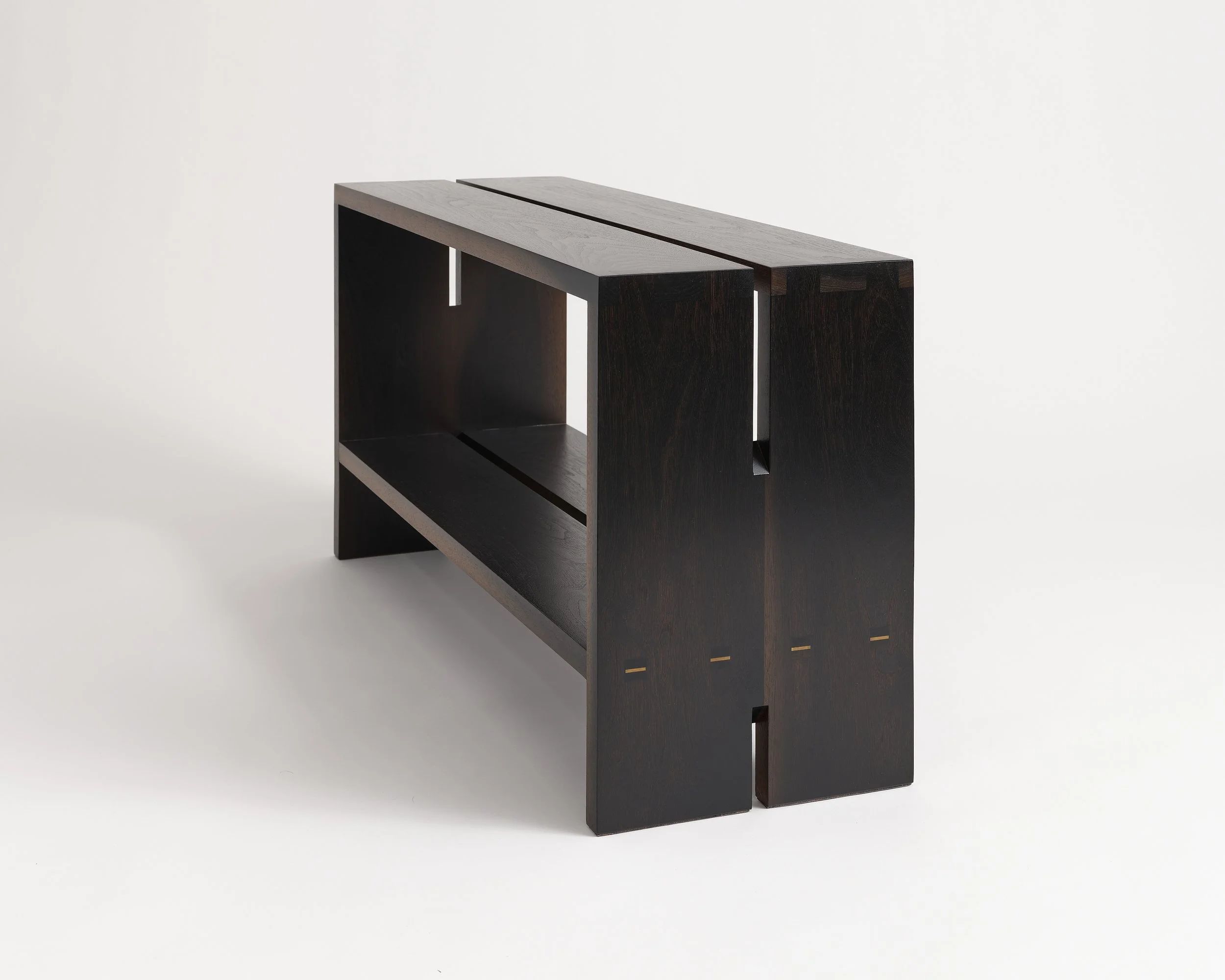 Eleven Bench - Ebonized Walnut - 36" by Dean Babin Furniture
