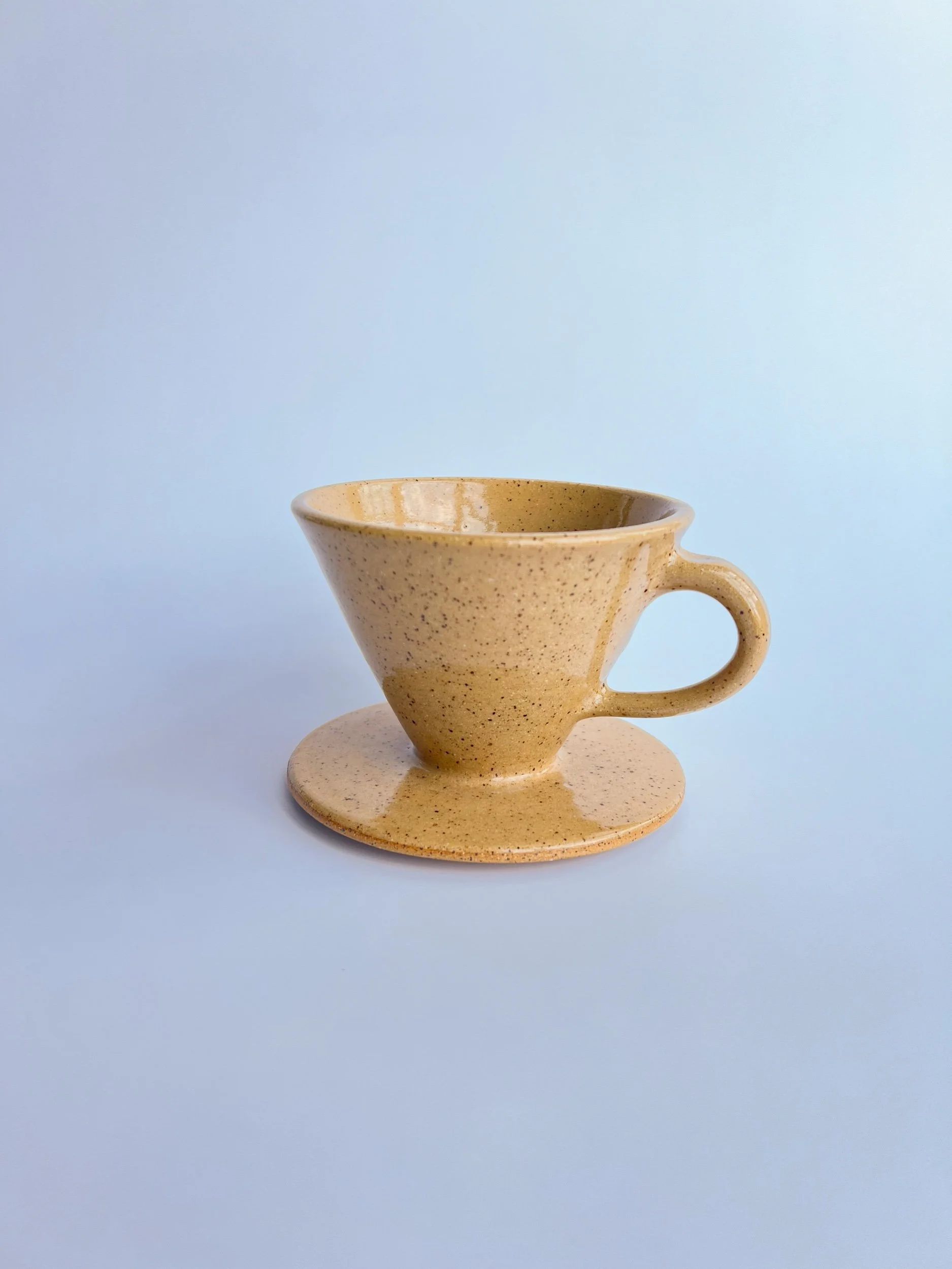 Coffee Pour Over Cone w/ Handle by RachaelPots