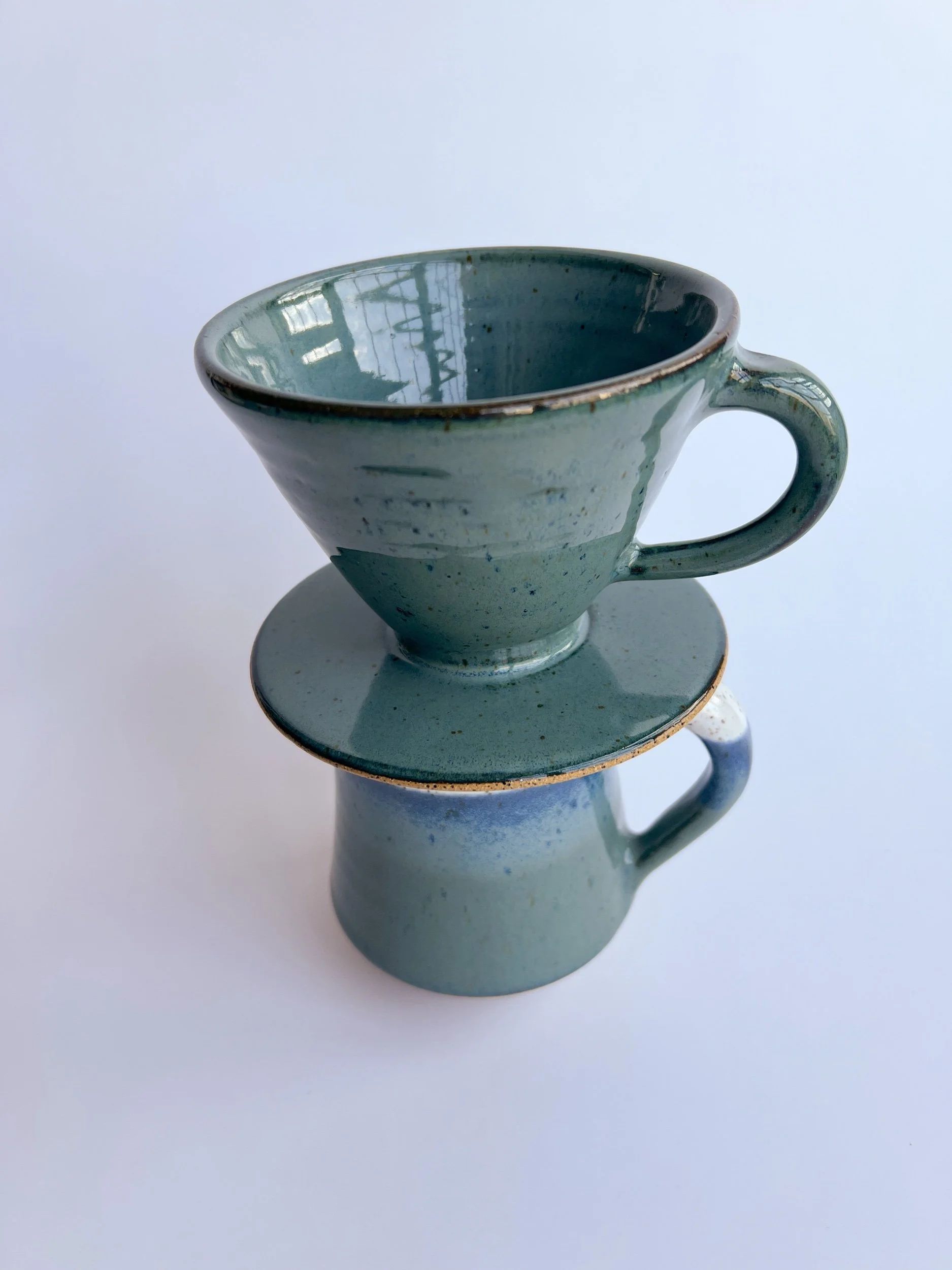 Coffee Pour Over Cone w/ Handle 16