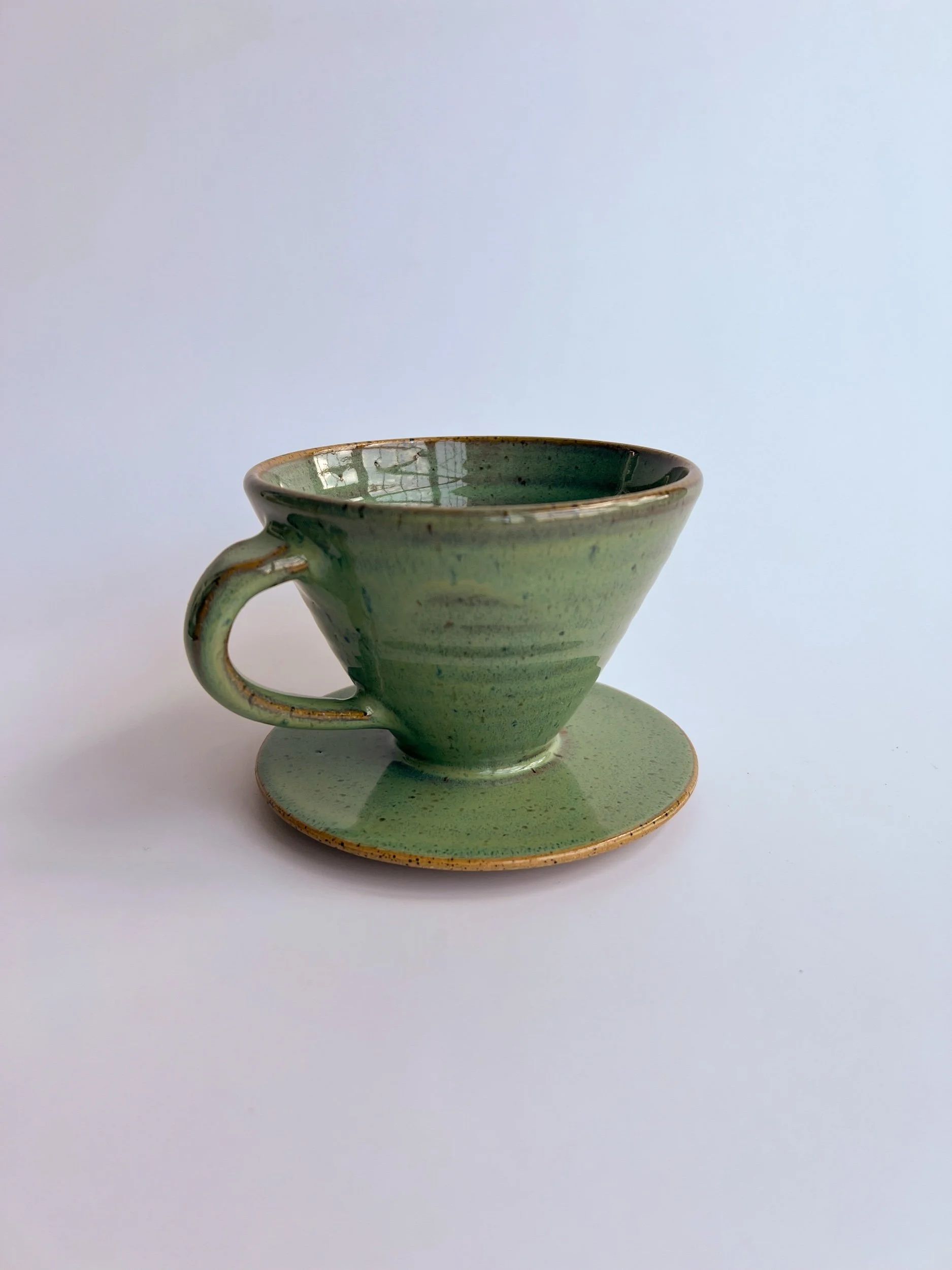 Coffee Pour Over Cone w/ Handle 3