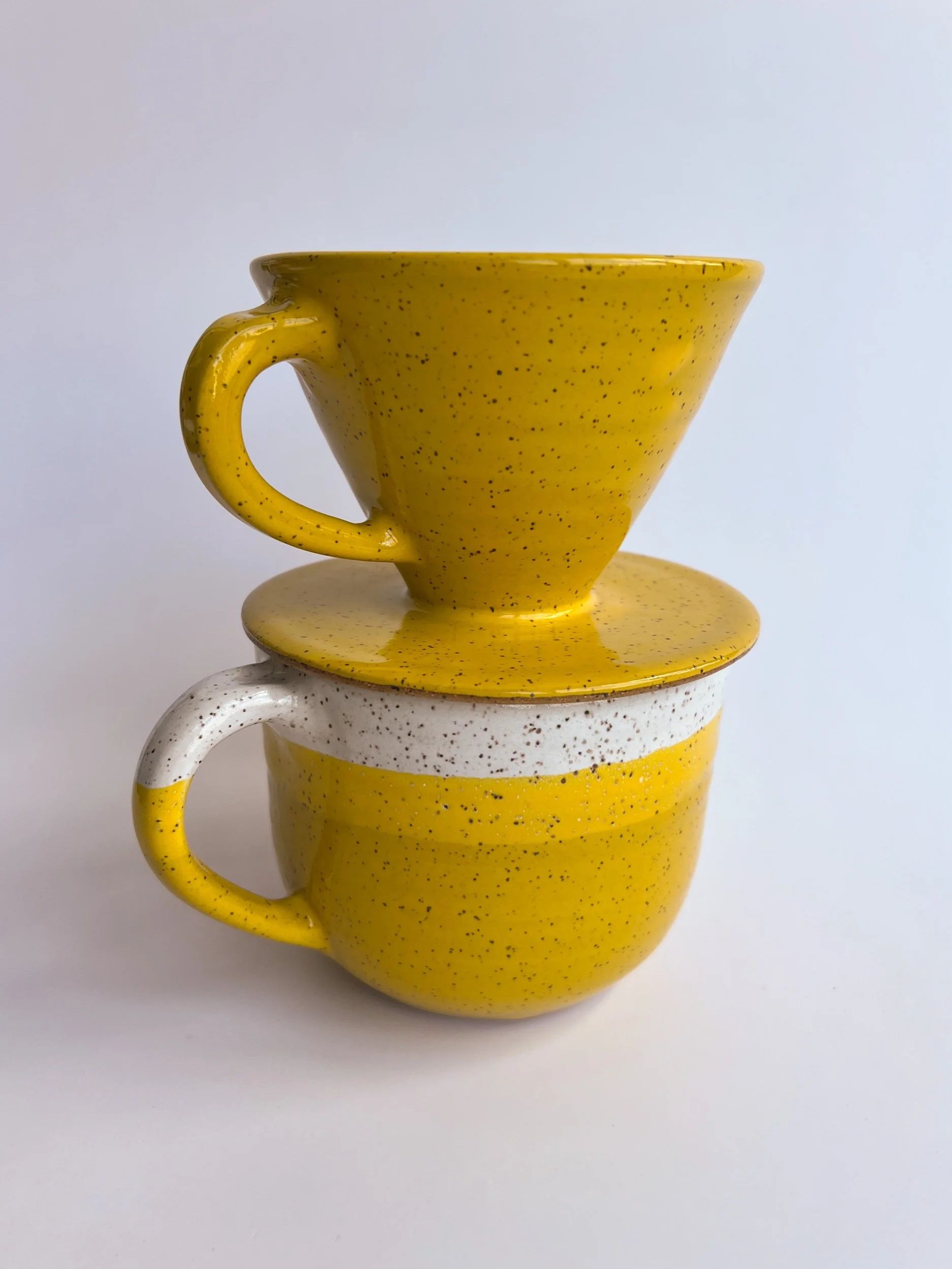 Coffee Pour Over Cone w/ Handle 4