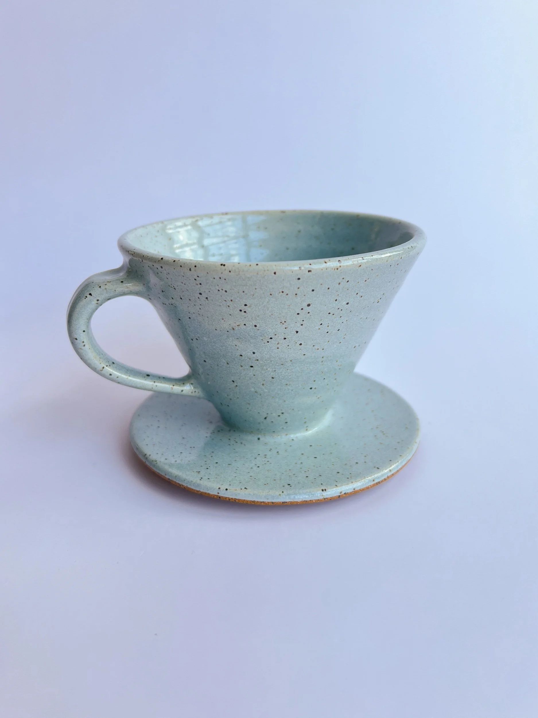 Coffee Pour Over Cone w/ Handle 9