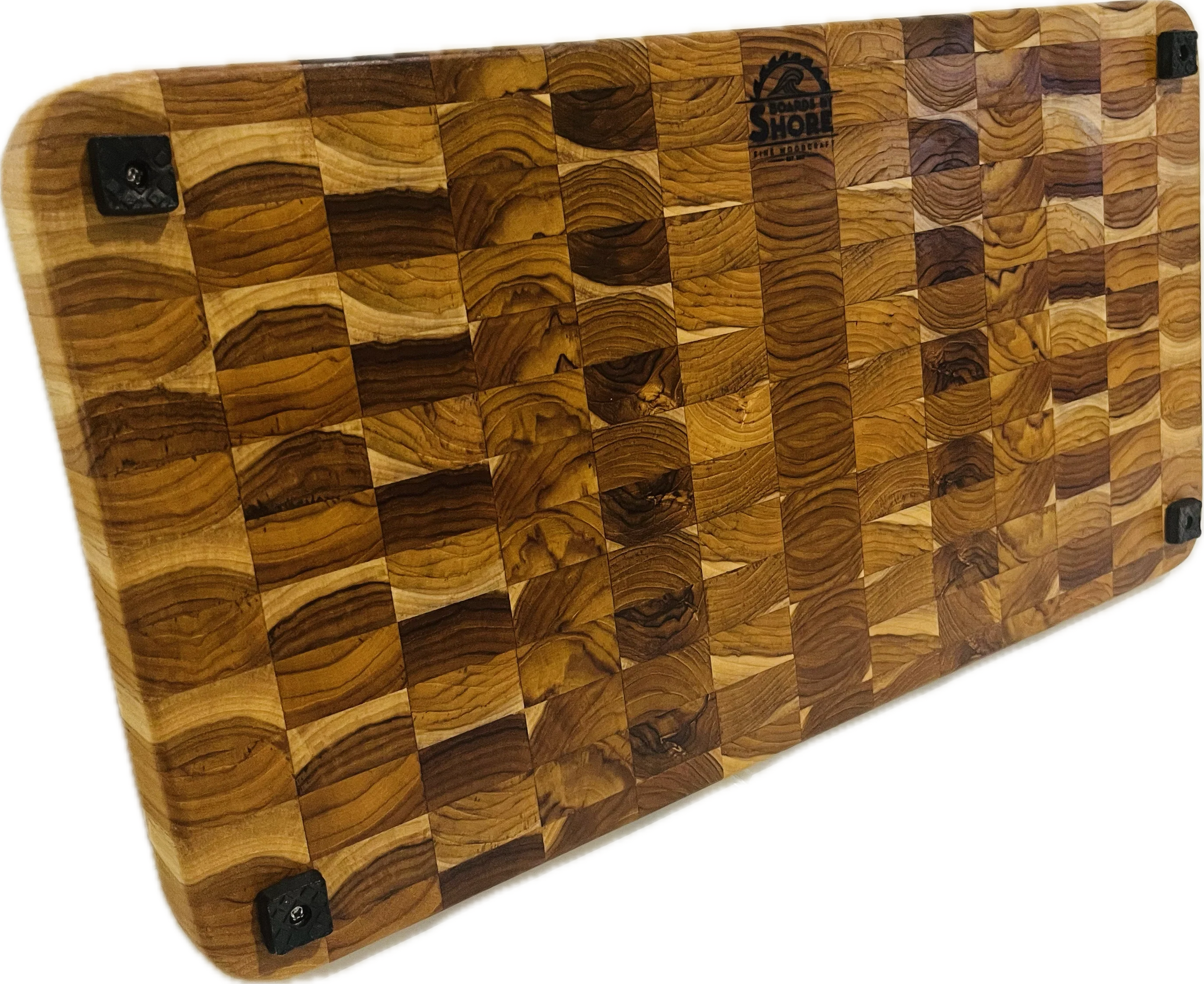 XL Thick Teak End Grain Cutting Board  4