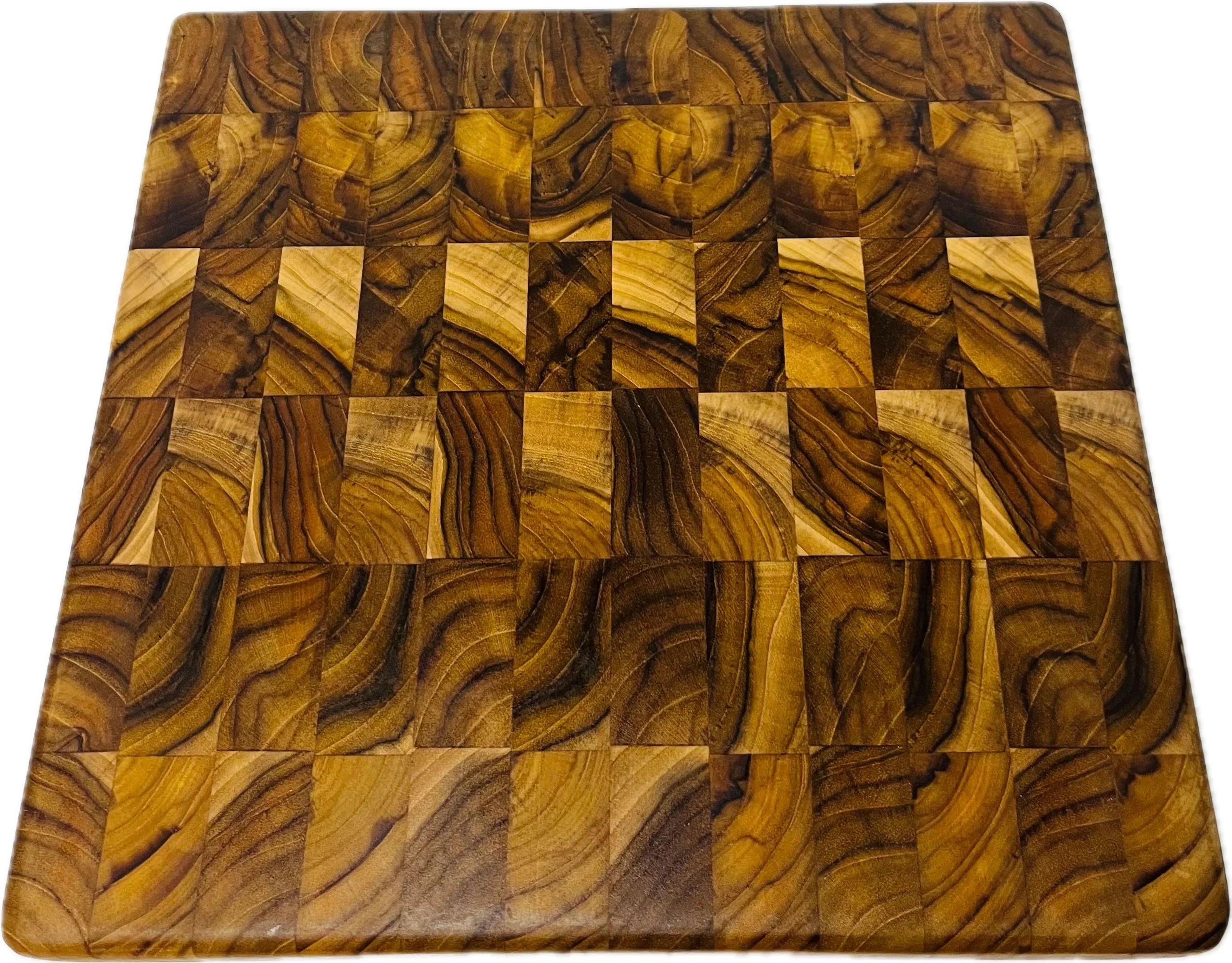 Thick Teak End Grain Cutting Board  2