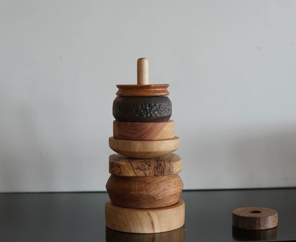 Stacker (Make Your Own Sculpture Desk Toy) by Seven Cedars NY