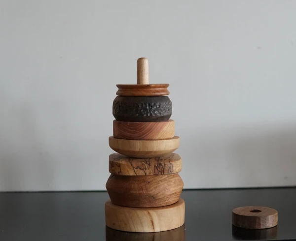 Stacker (Make Your Own Sculpture Desk Toy) by Seven Cedars NY